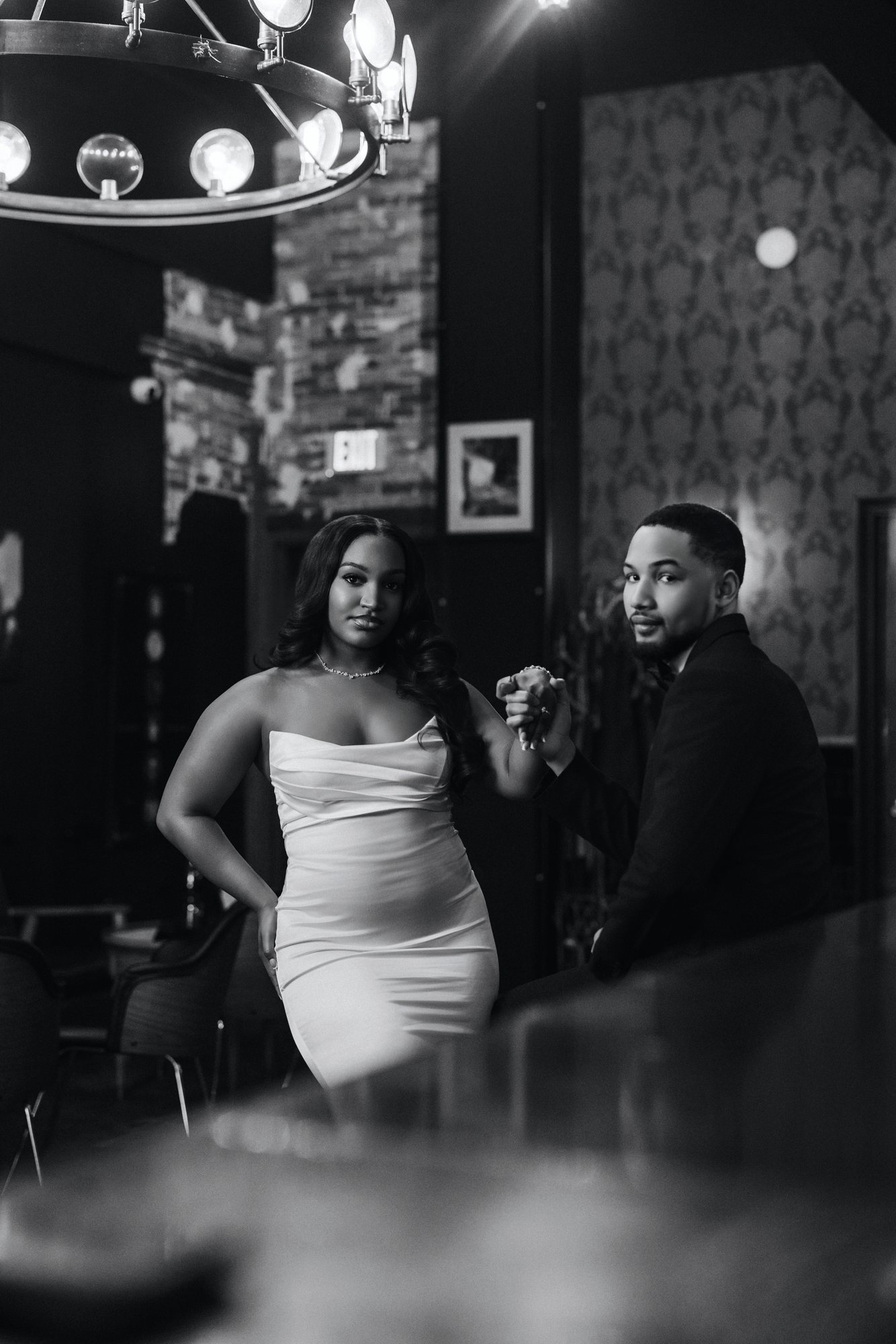 Chelbie + Tremayne engagement photograph