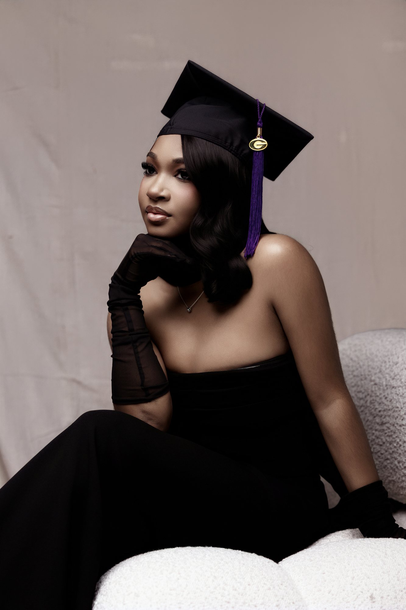 Shelby C. graduation session by Christian Paul Studios