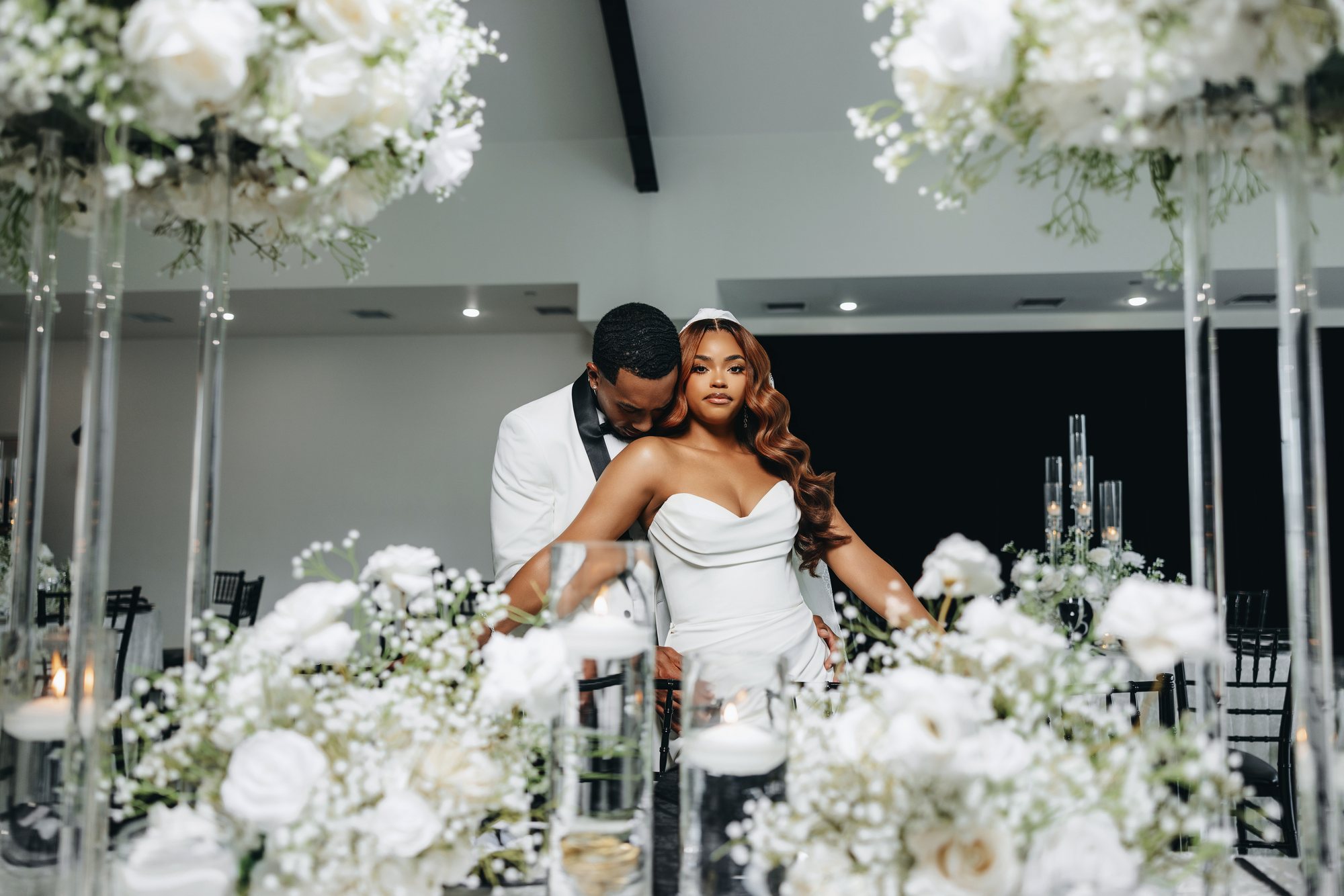 Amani + DJ Wedding photograph