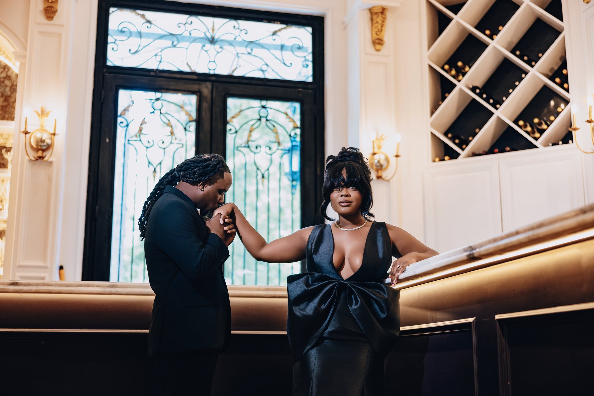 Sydnee + Willis engagement photograph
