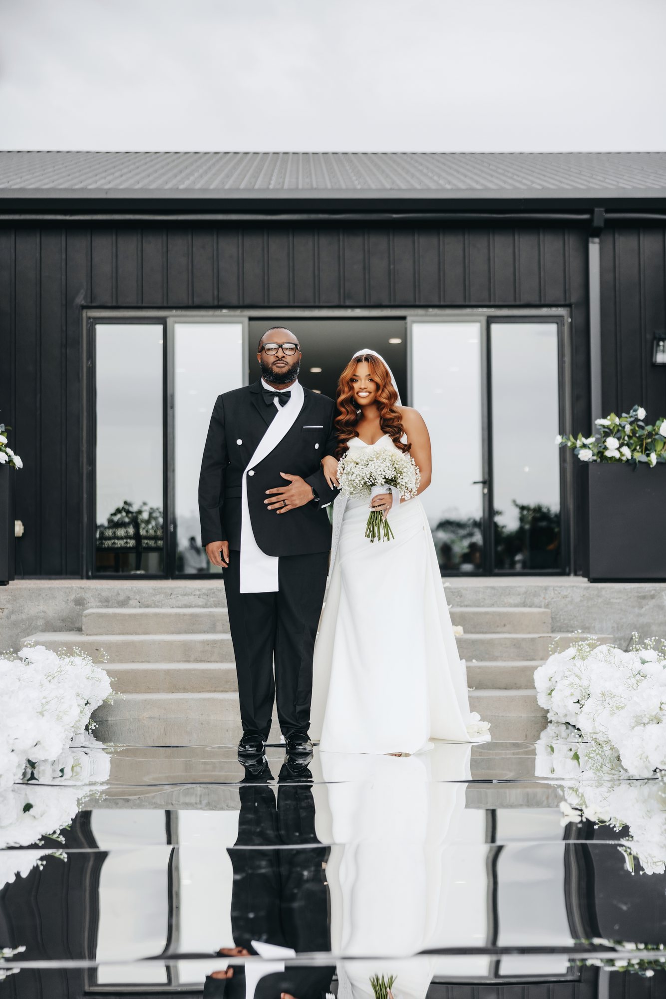 Amani + DJ Wedding photograph