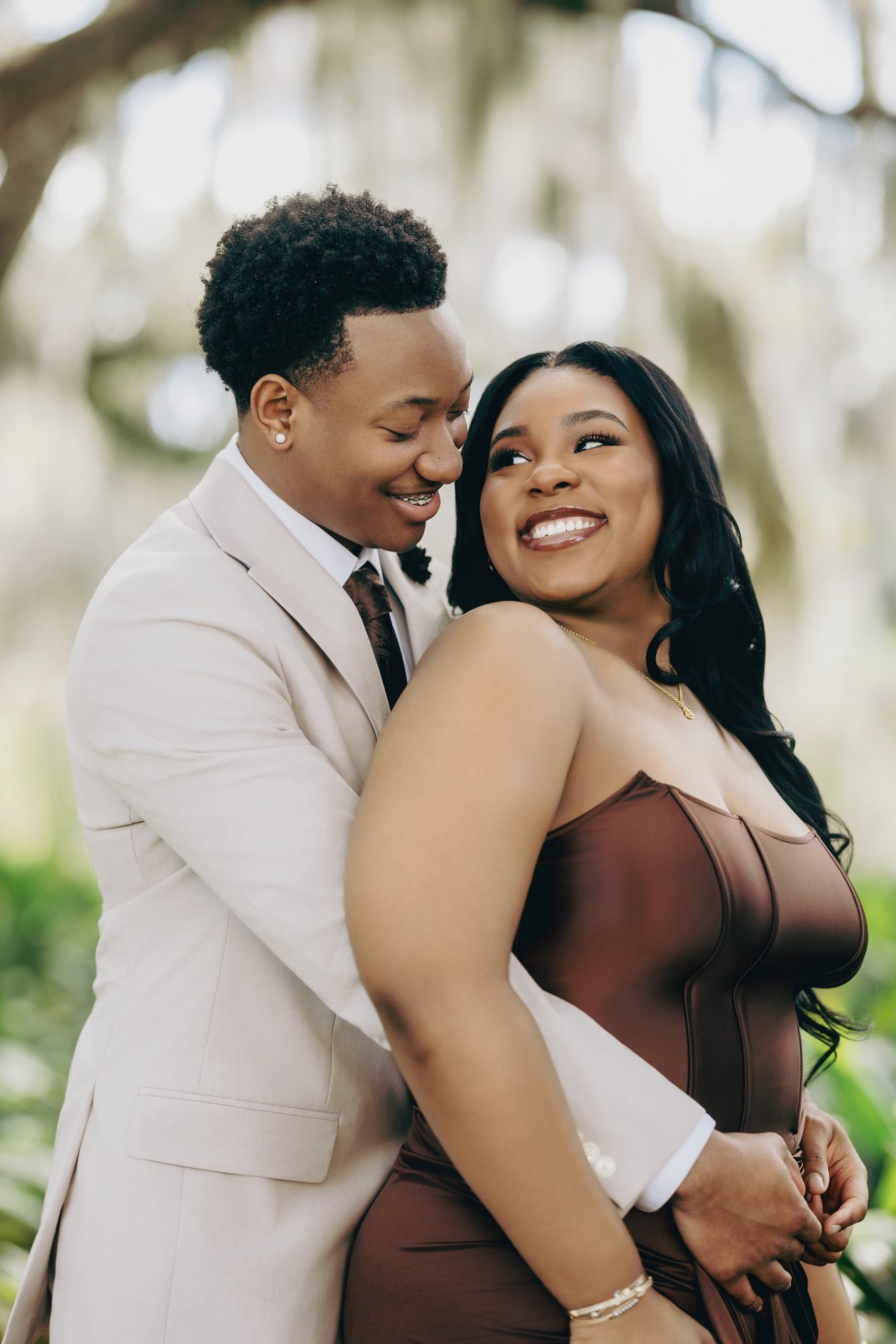 Kaleya + Justin engagement photograph
