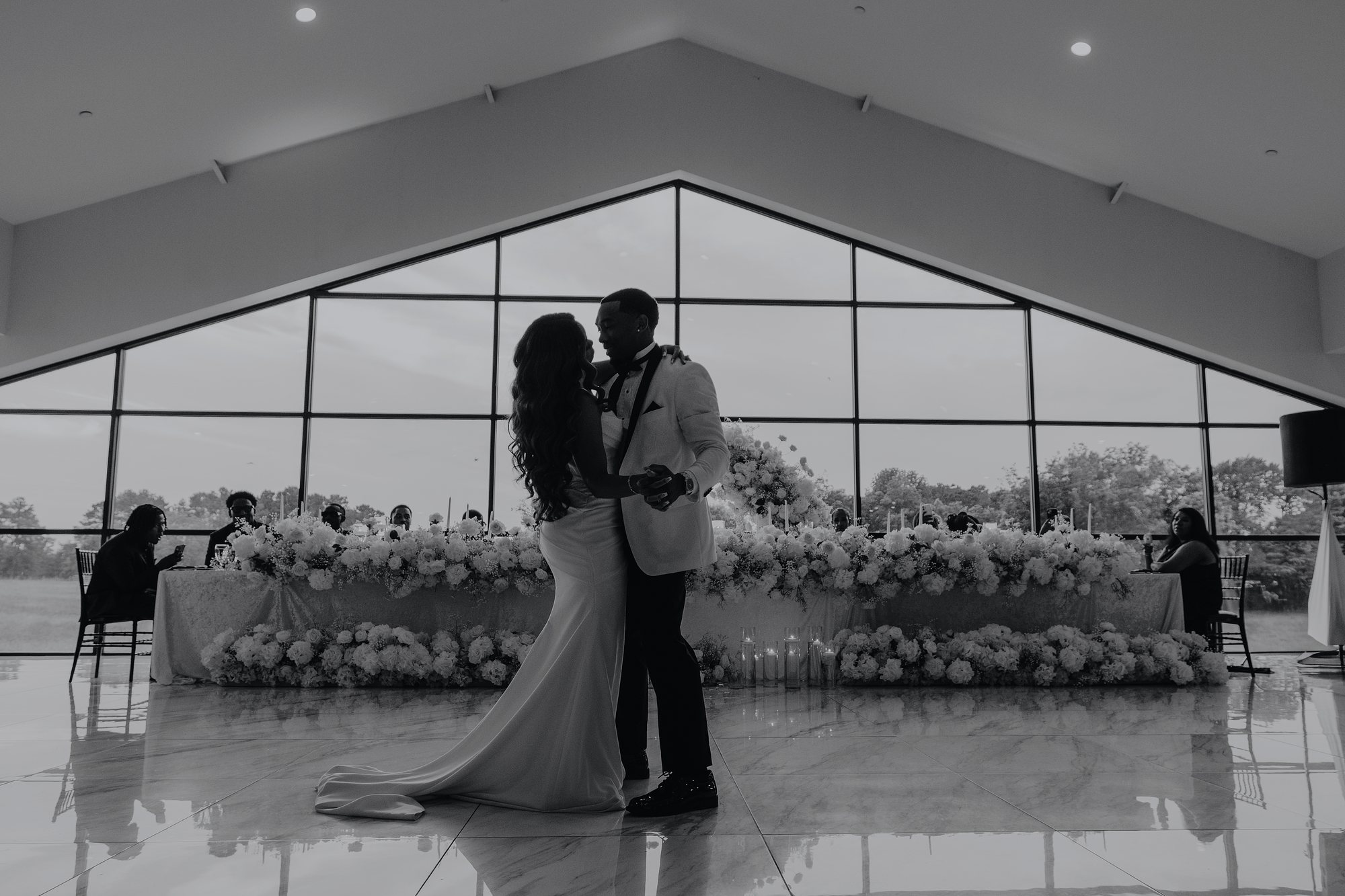 Amani + DJ Wedding photograph