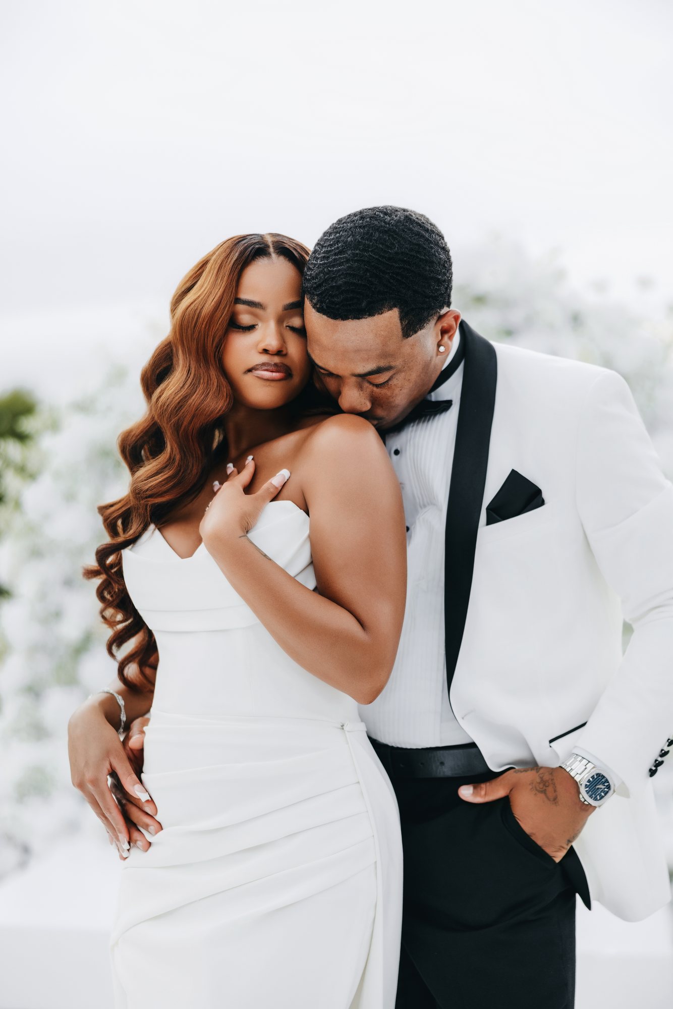 Amani + DJ Wedding photograph