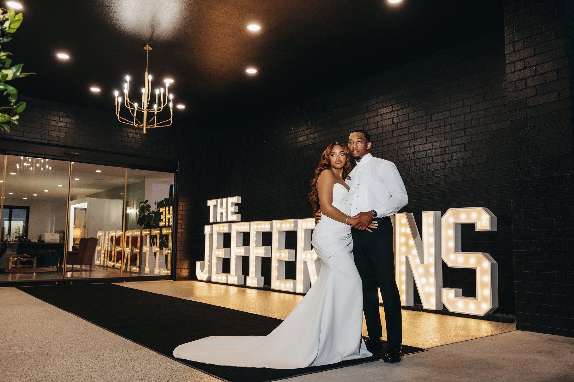Amani + DJ Wedding photograph