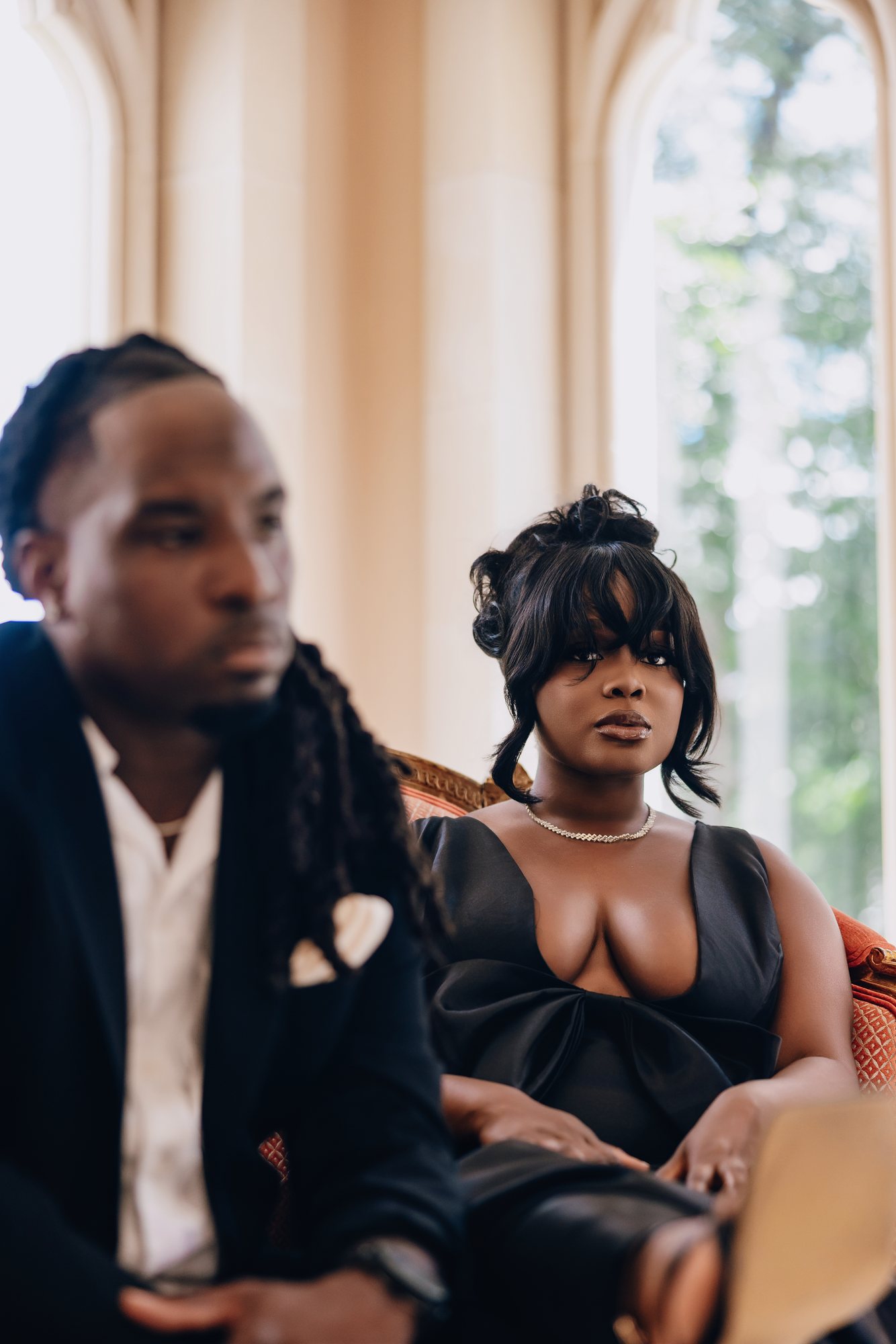 Sydnee + Willis engagement photograph
