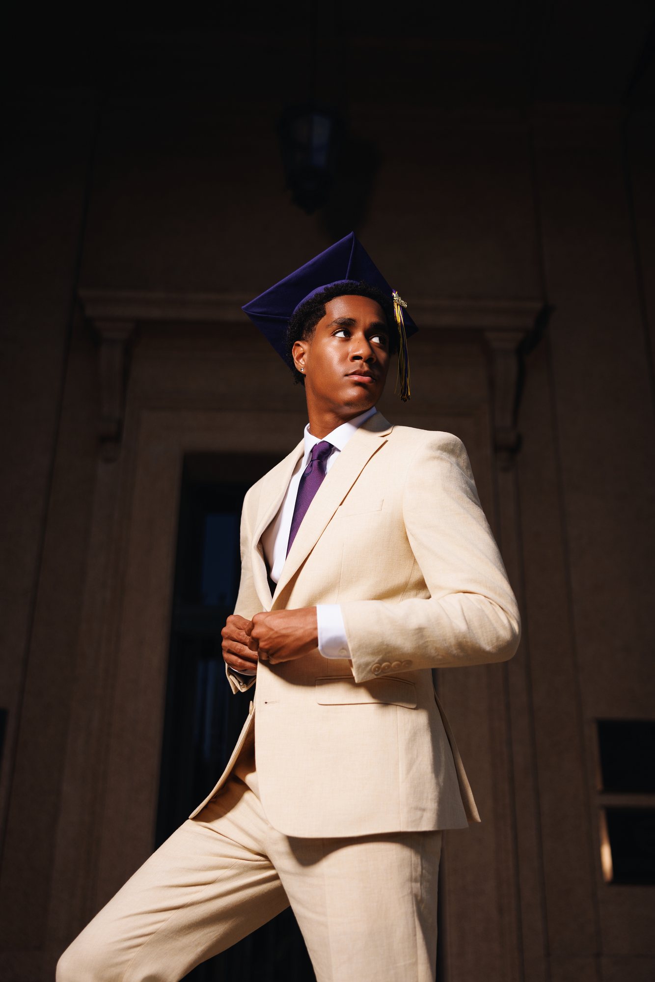 Mark B. graduation session by Christian Paul Studios