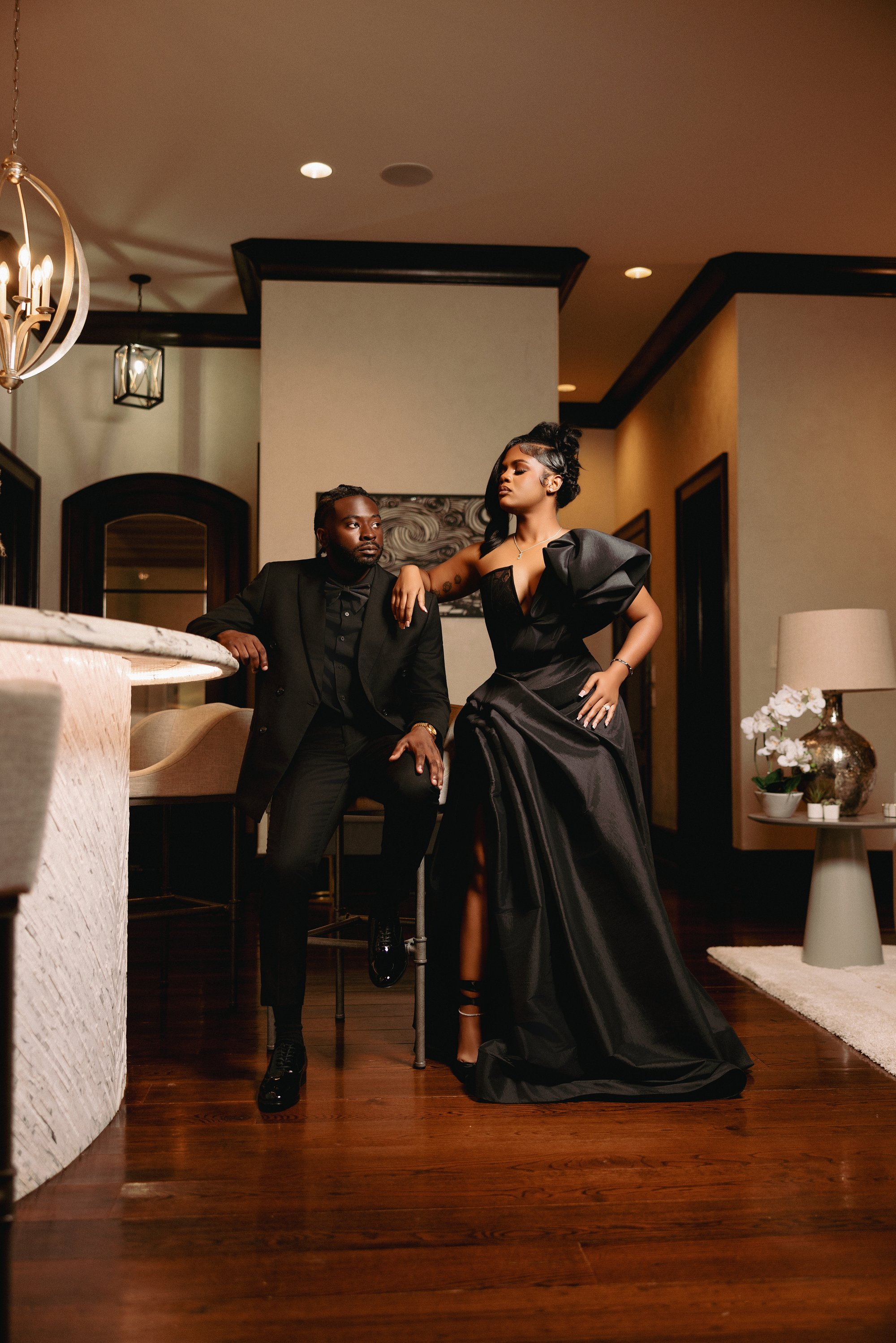 Tristyn and Jaylen engagement photograph