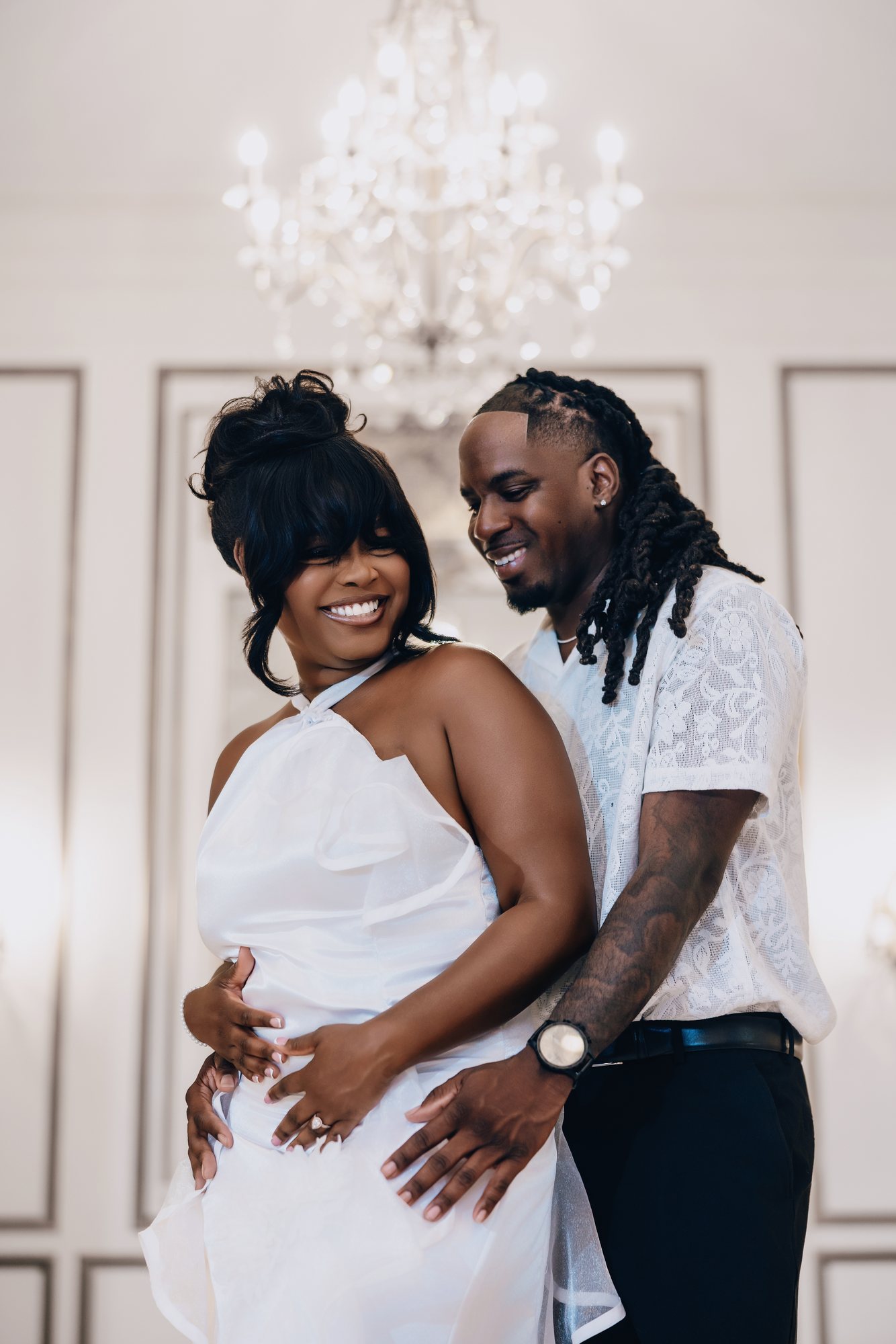 Sydnee + Willis engagement photograph