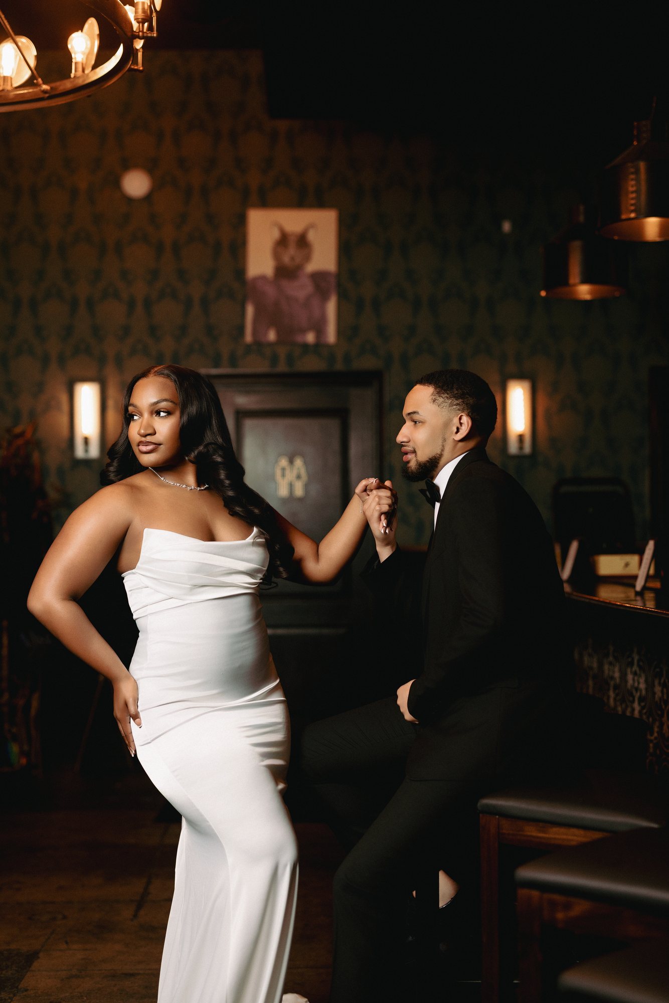 Chelbie + Tremayne engagement photograph