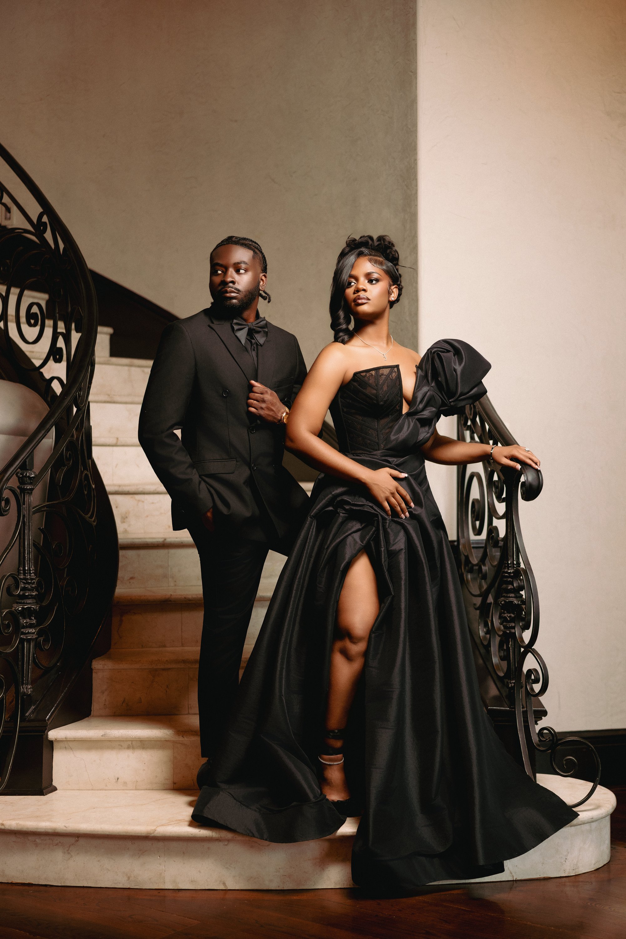 Tristyn and Jaylen engagement photograph