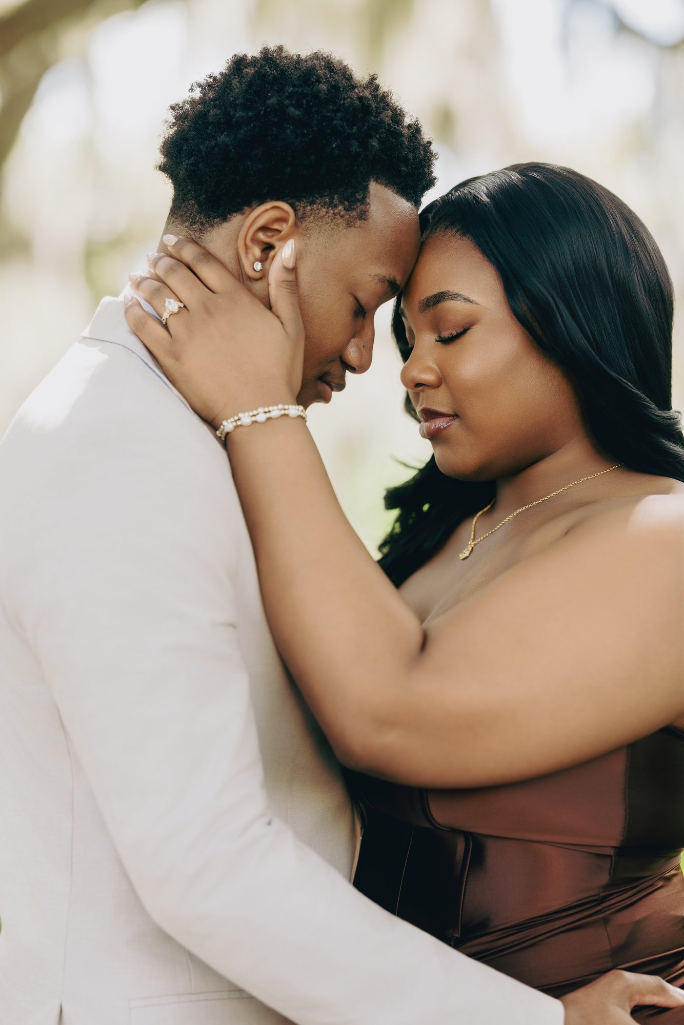Kaleya + Justin engagement photograph