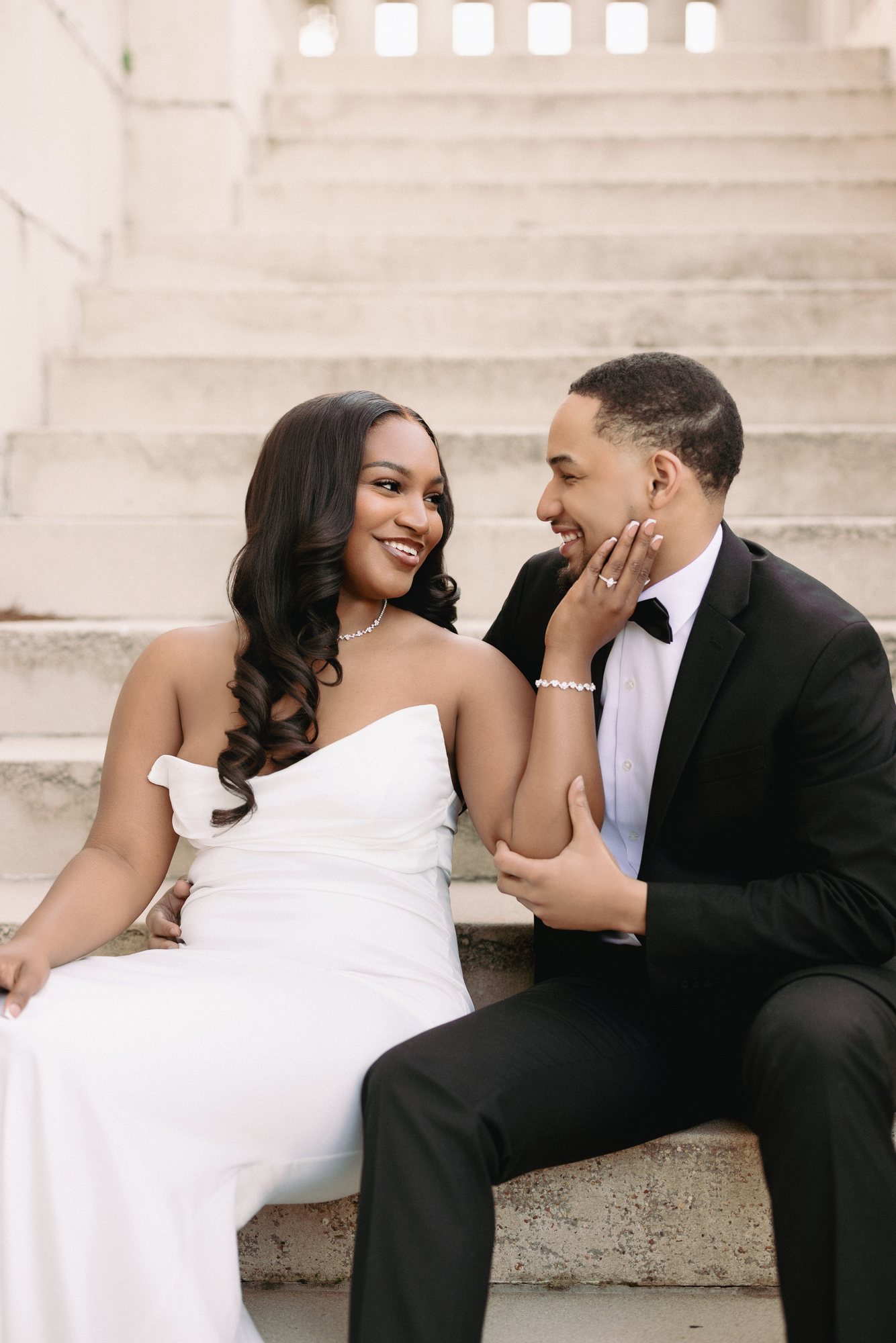 Chelbie + Tremayne engagement photograph