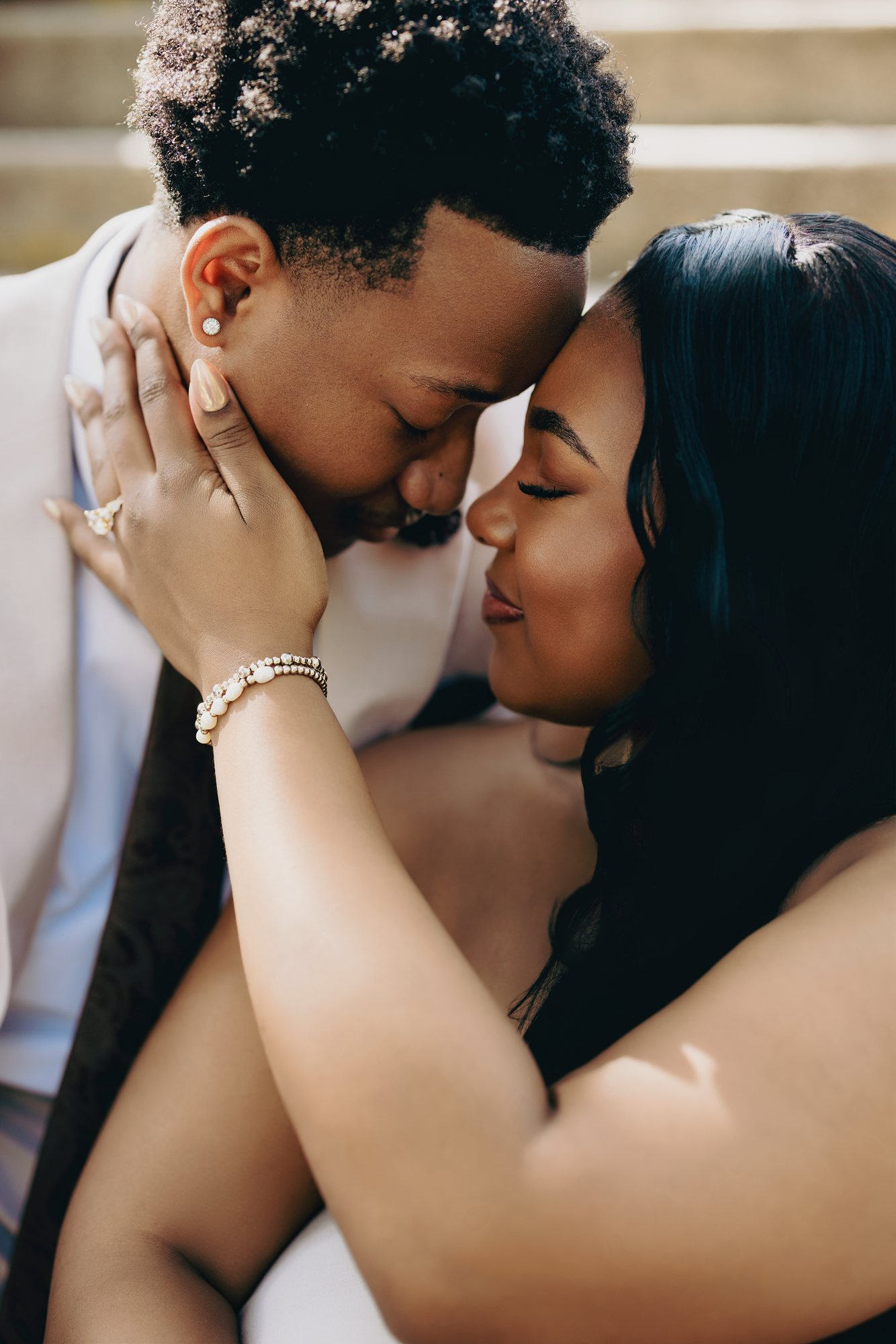 Kaleya + Justin engagement photograph