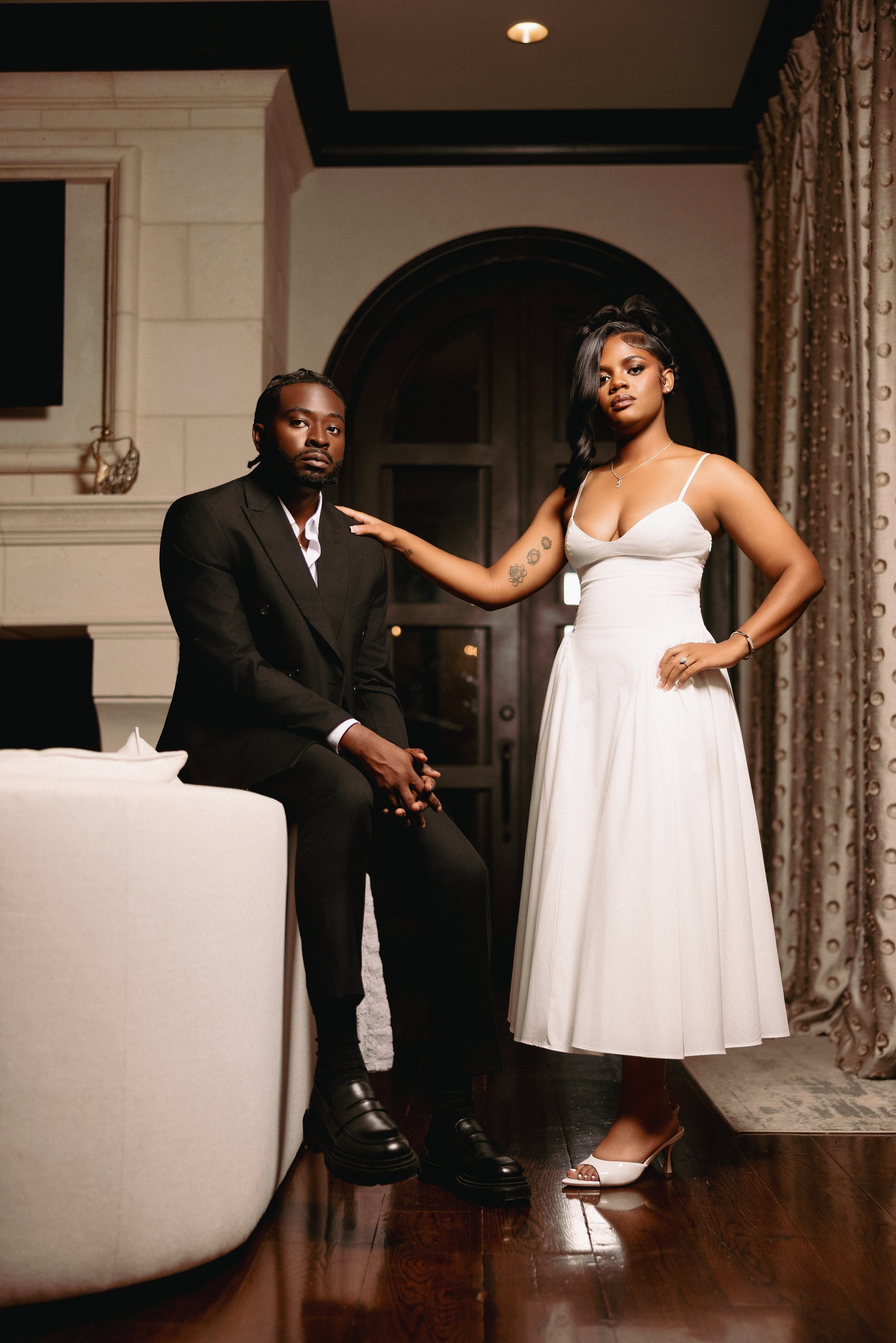 Tristyn and Jaylen engagement photograph