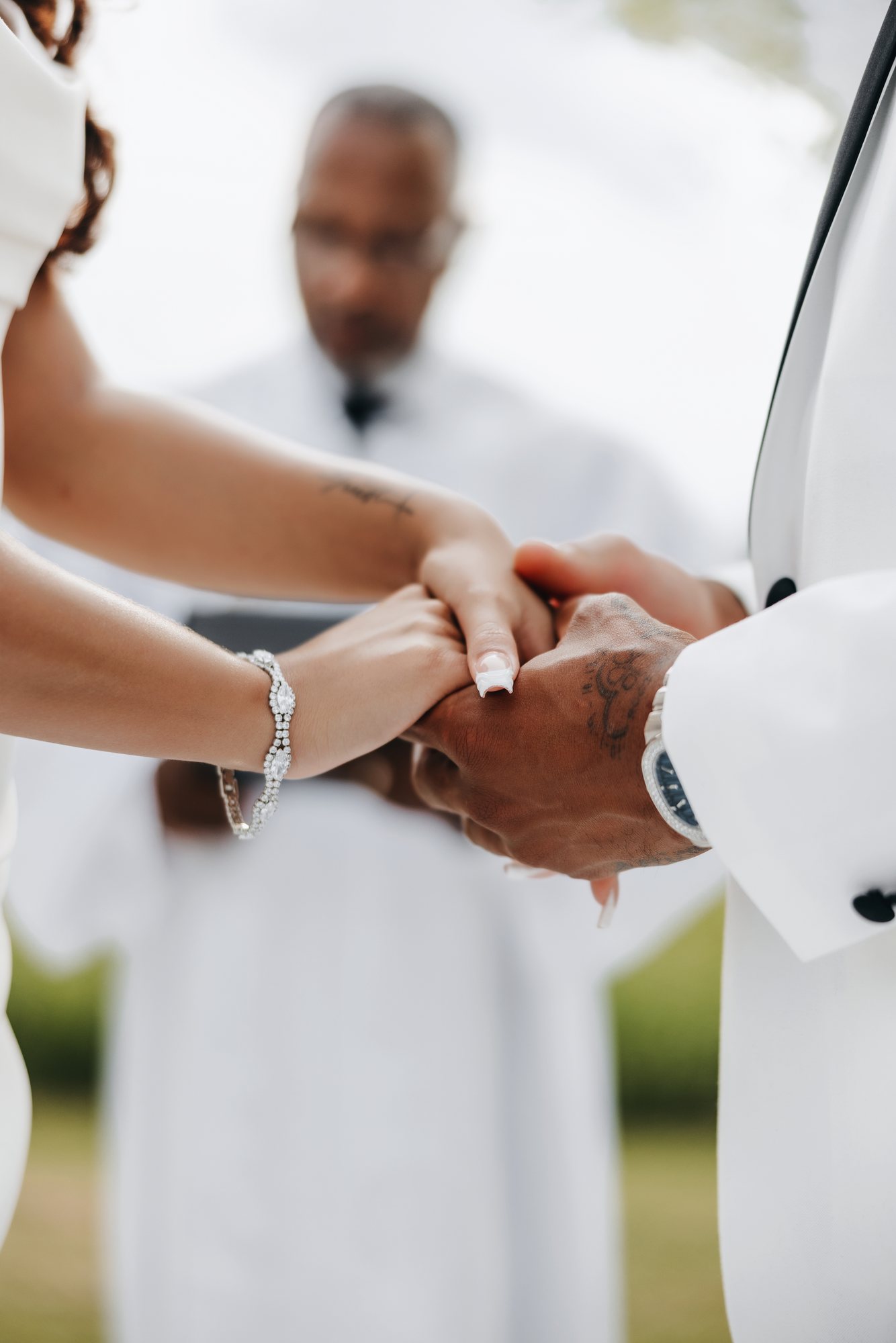 Amani + DJ Wedding photograph