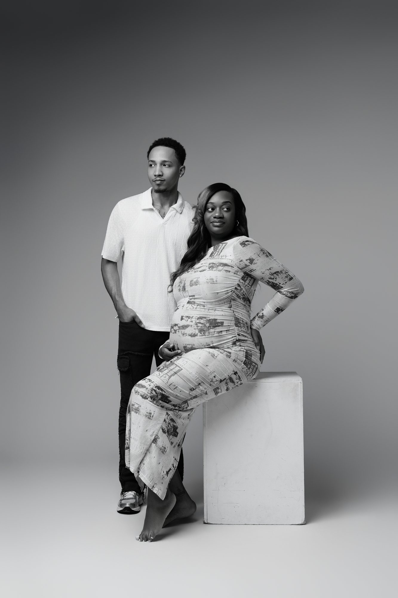 Deante + Carlos maternity session by Christian Paul Studios