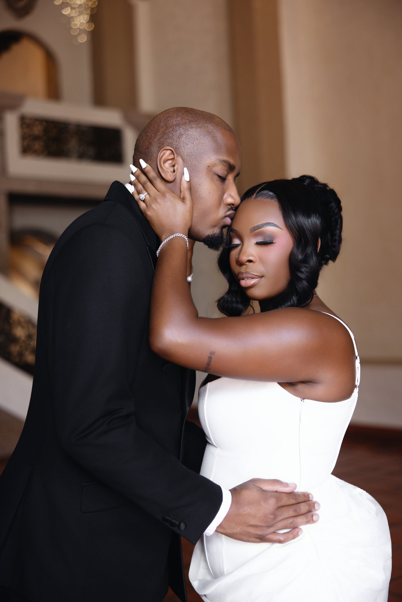 Darrian + Isiah engagement photograph