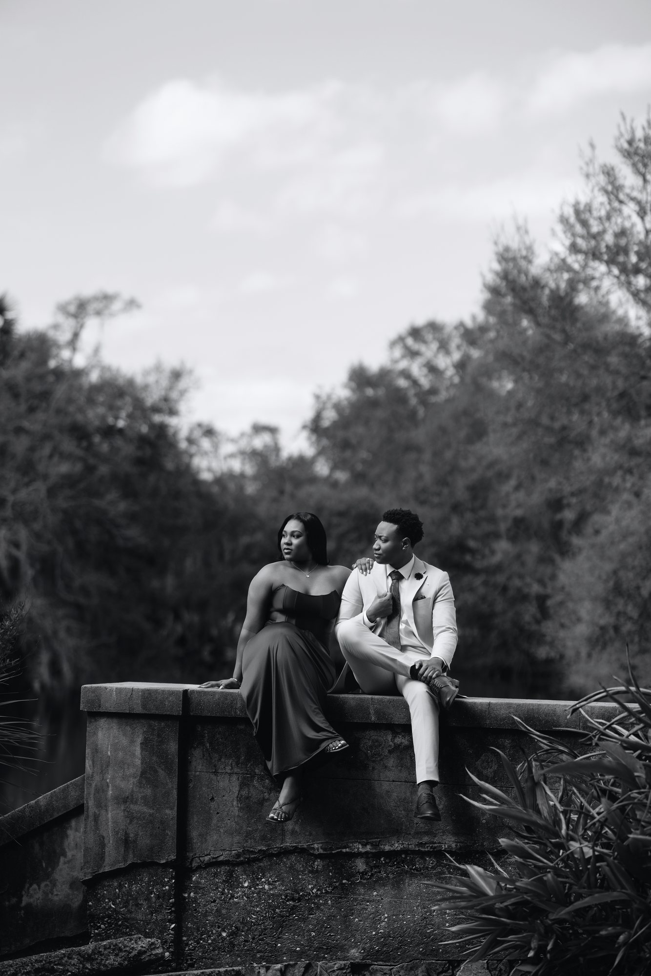 Kaleya + Justin engagement photograph