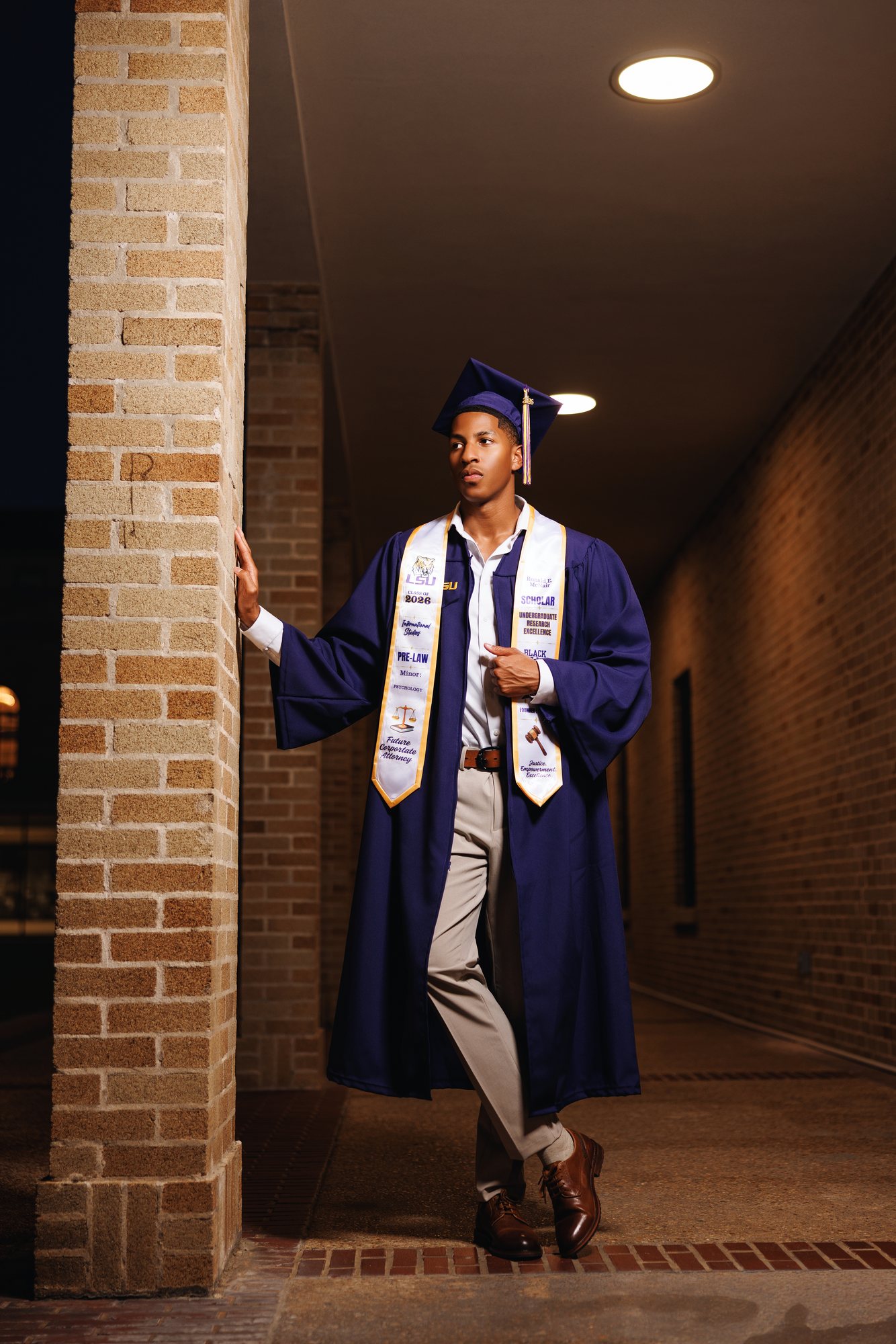 Tymir H. graduation session by Christian Paul Studios