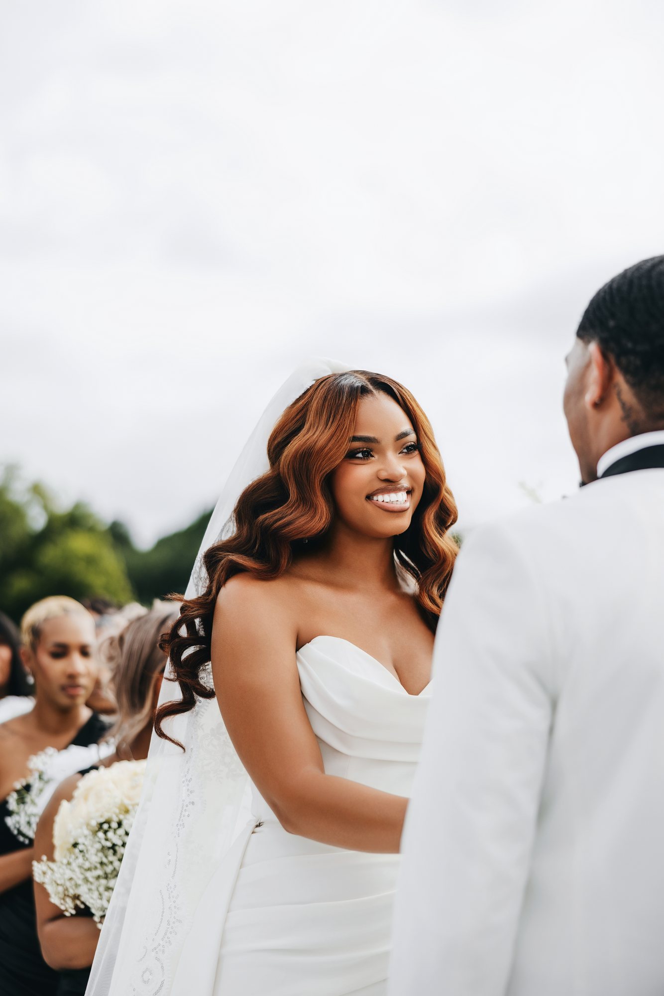 Amani + DJ Wedding photograph