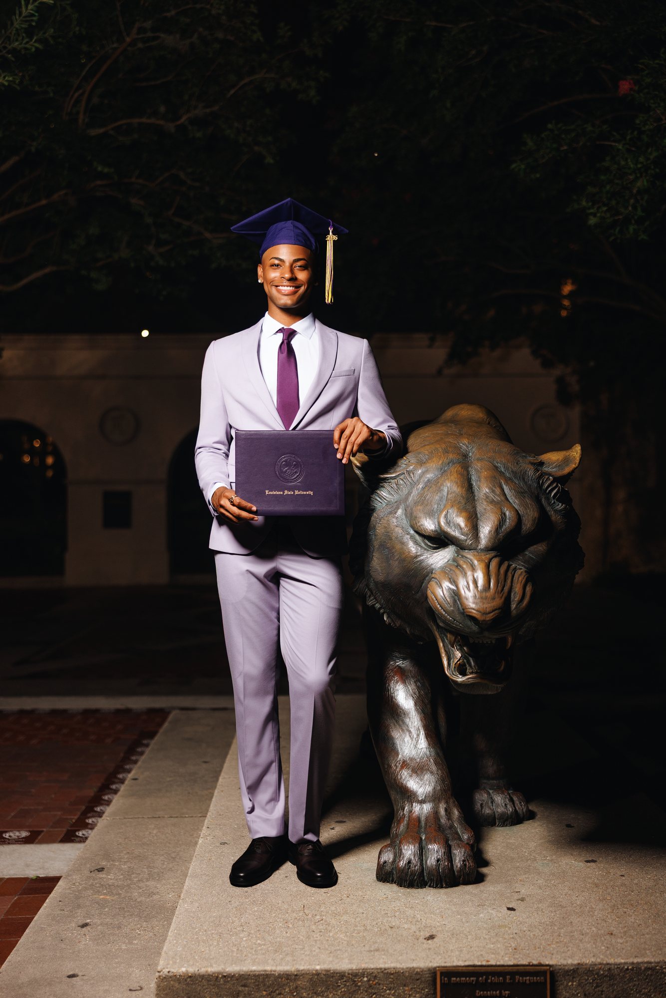 Stephen B. graduation portrait by Christian Paul Studios