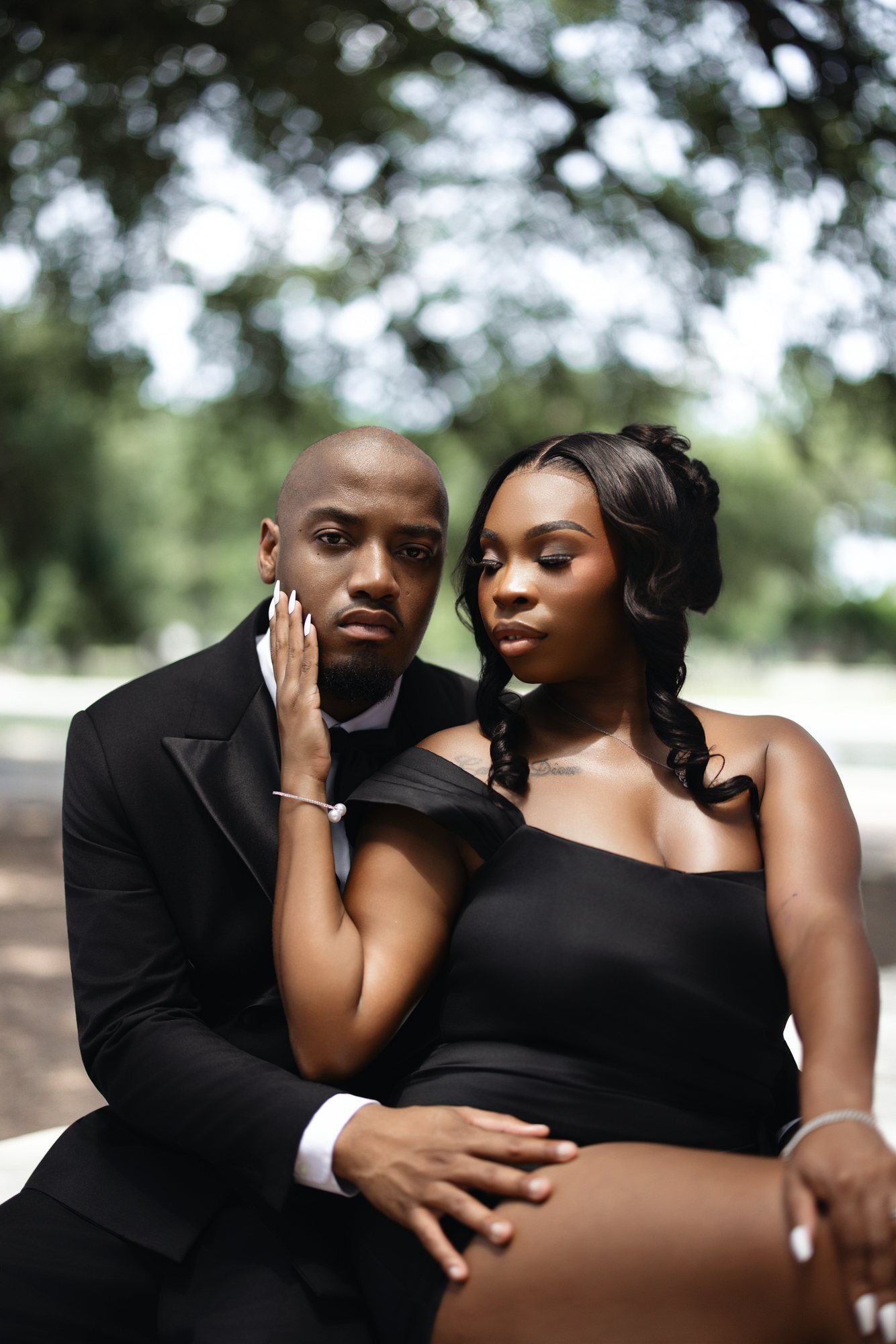 Darrian + Isiah engagement photograph