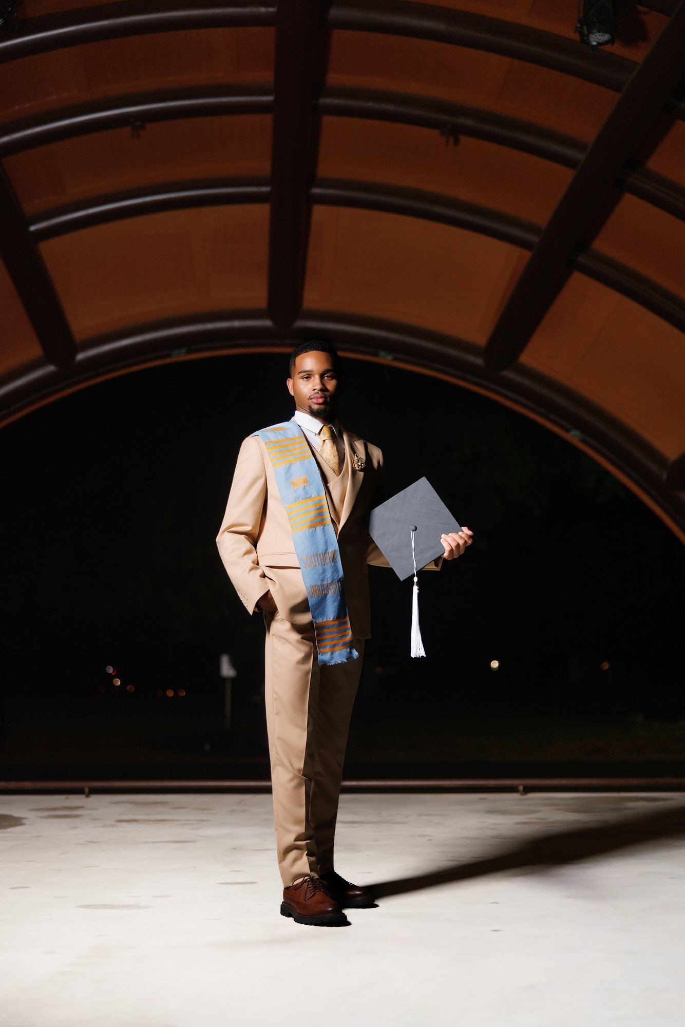 Vernell J. graduation session by Christian Paul Studios