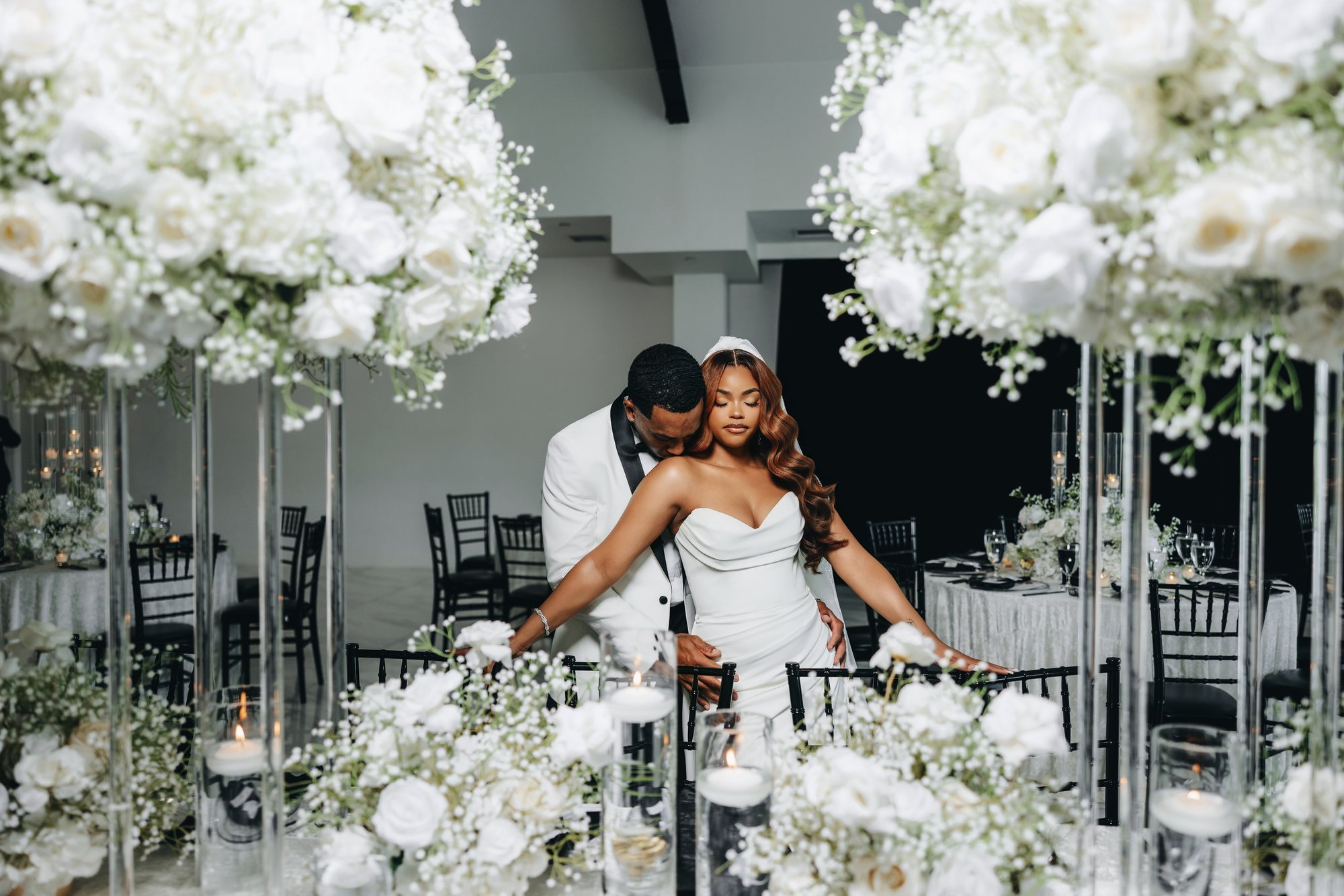 Amani + DJ Wedding photograph