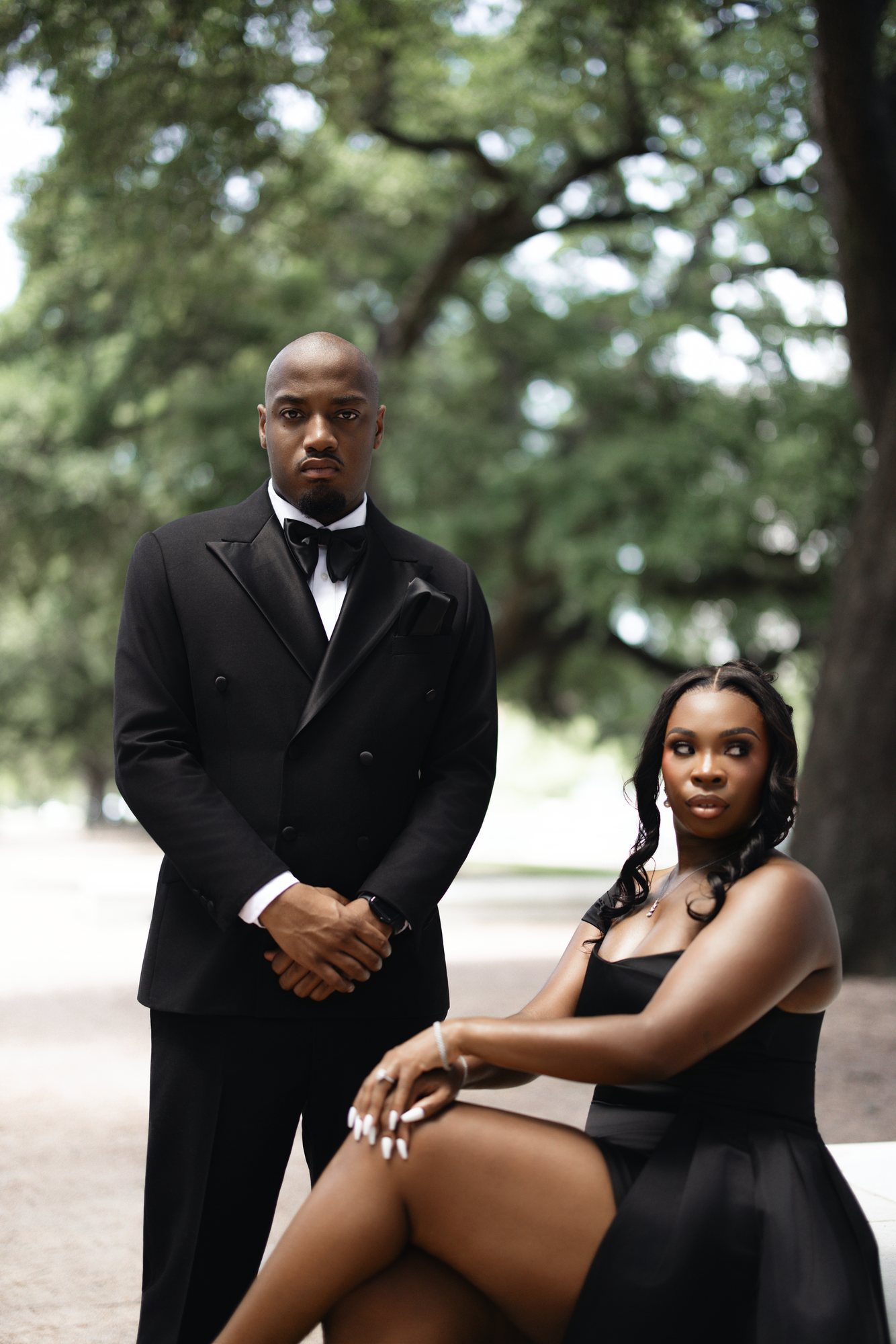 Darrian + Isiah engagement photograph