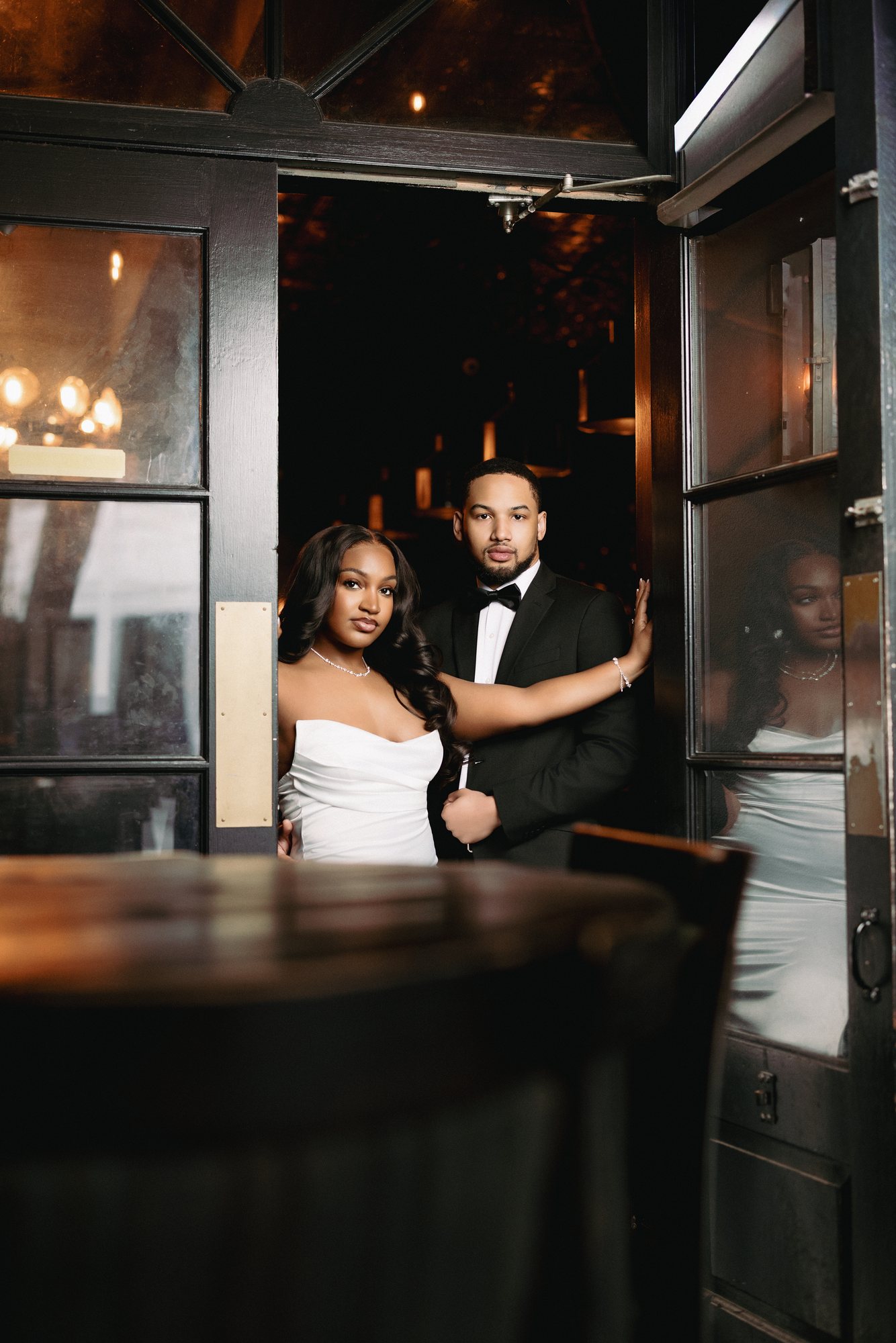Chelbie + Tremayne engagement photograph