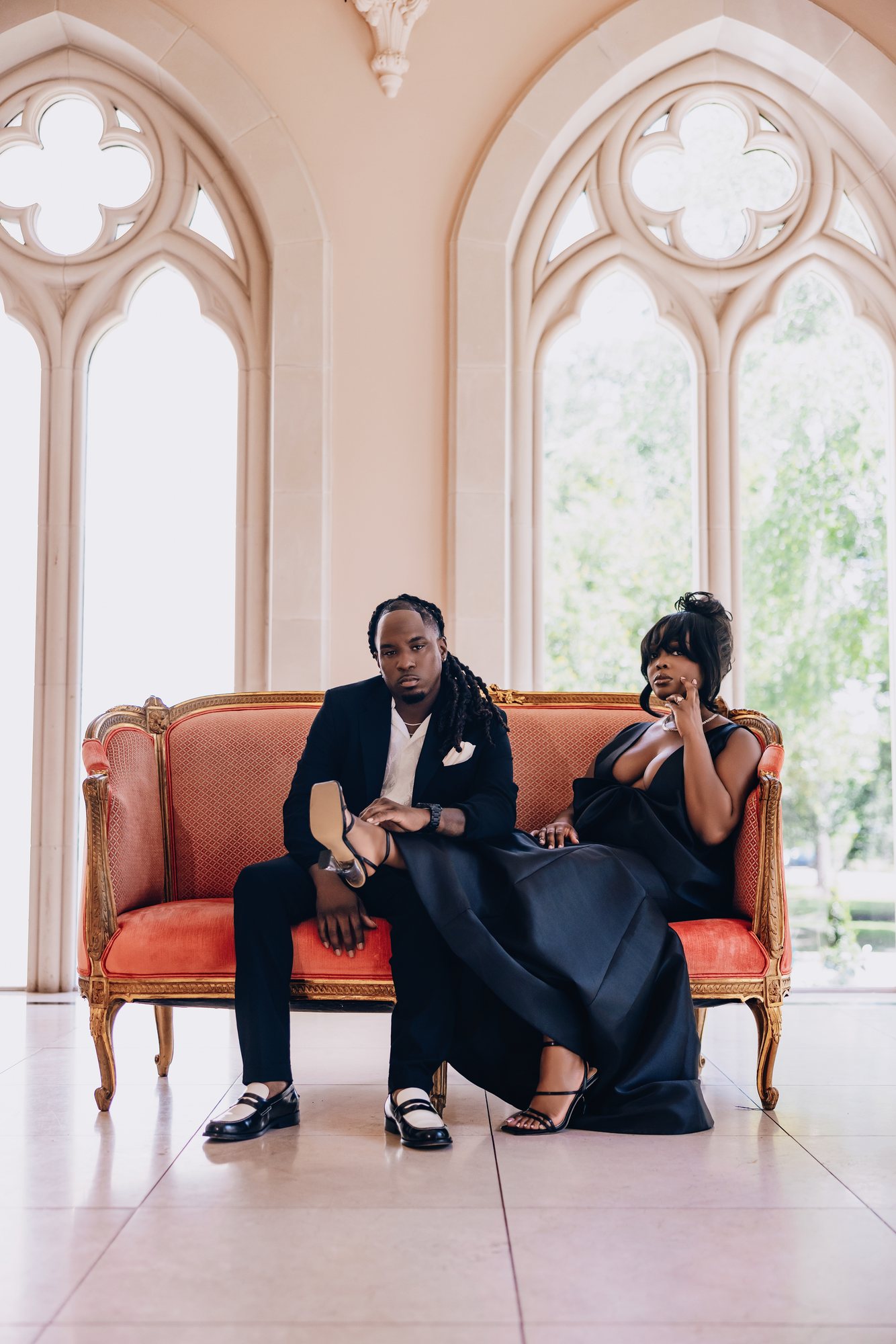 Sydnee + Willis engagement photograph
