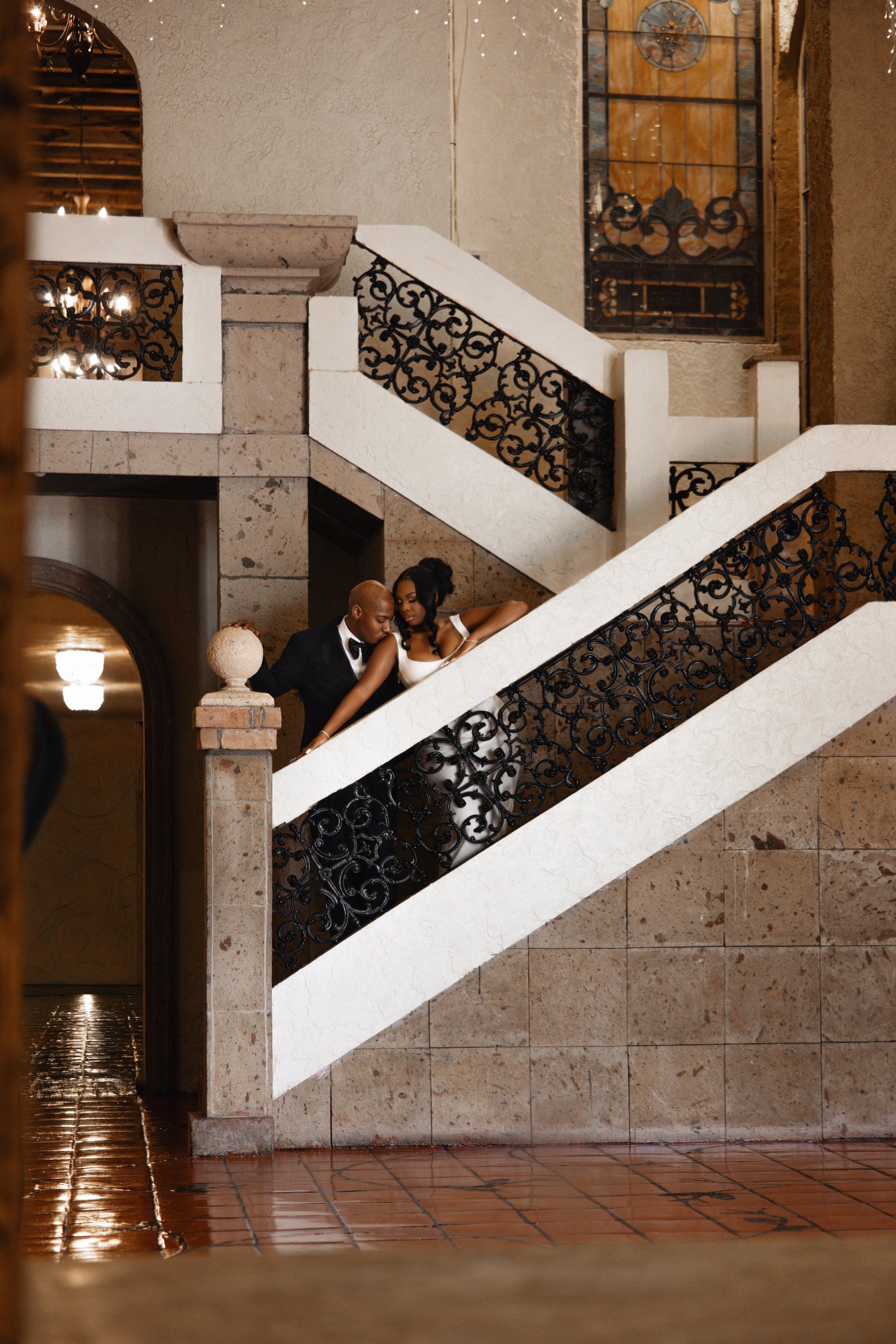 Darrian + Isiah engagement photograph