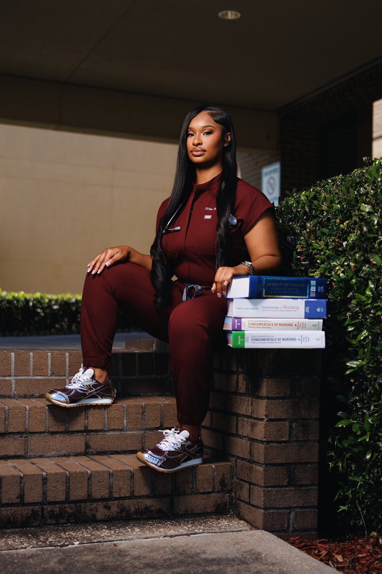 Ti'Ona Y. graduation session by Christian Paul Studios