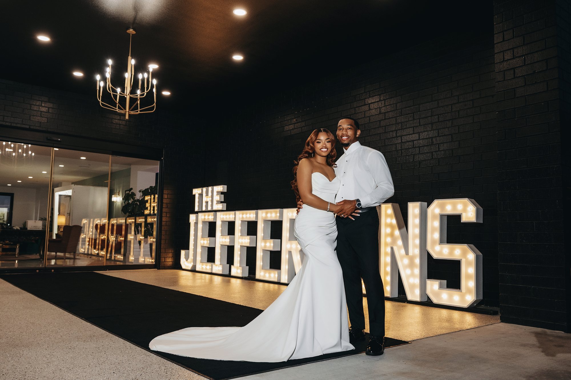 Amani + DJ Wedding photograph