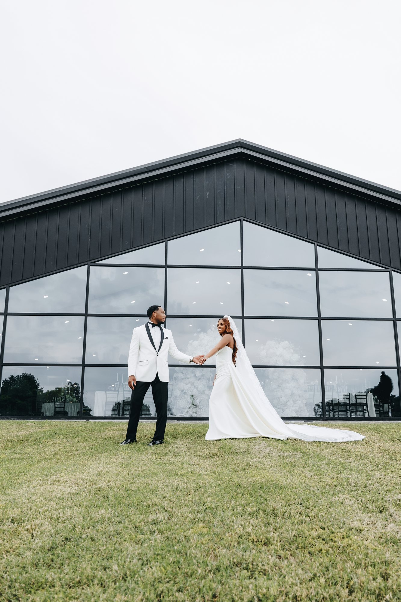 Amani + DJ Wedding photograph