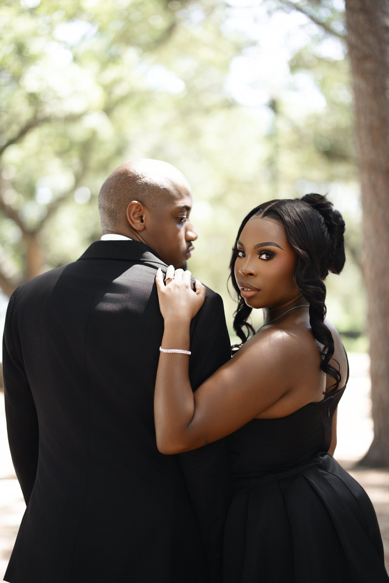 Darrian + Isiah engagement photograph