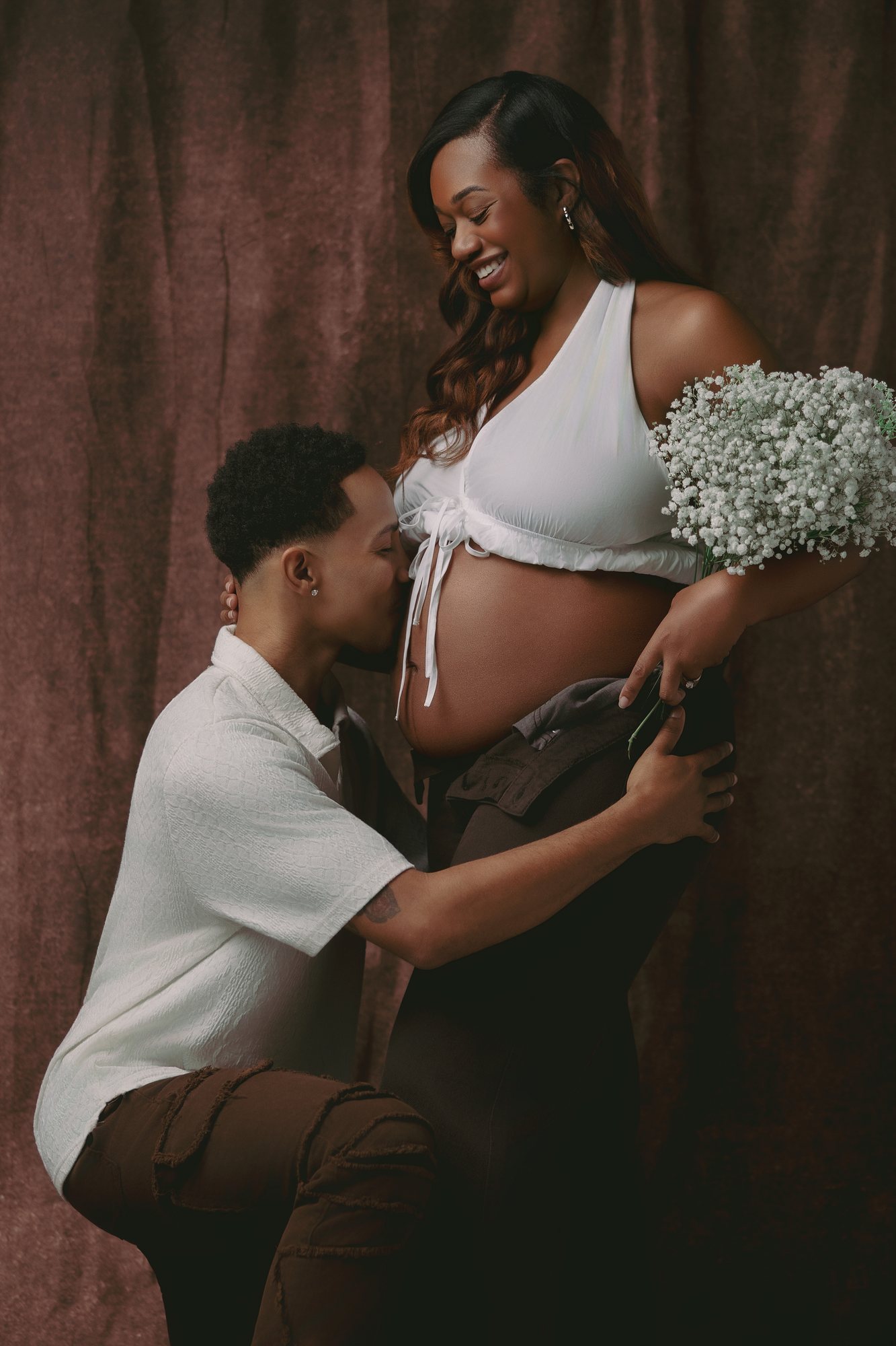 Deante + Carlos maternity session by Christian Paul Studios