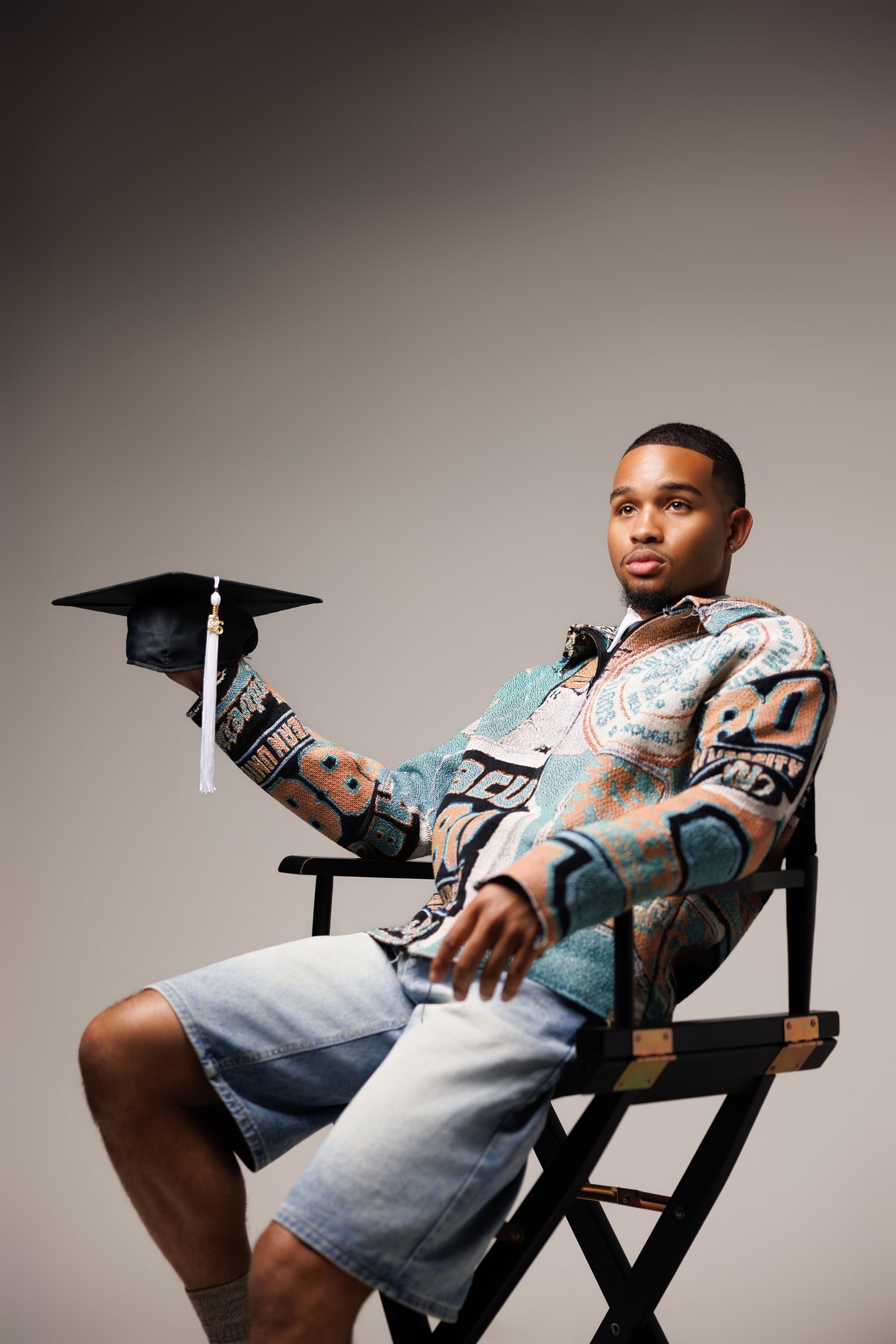 Vernell J. graduation session by Christian Paul Studios