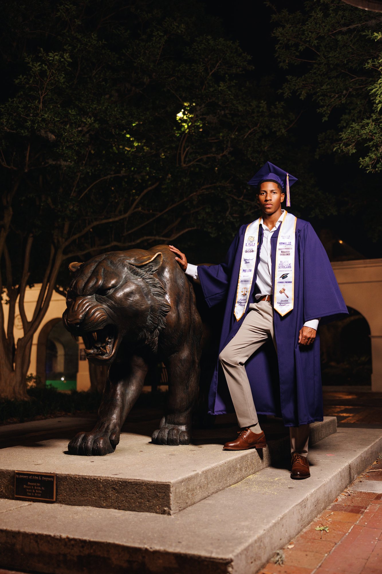 Tymir H. graduation session by Christian Paul Studios