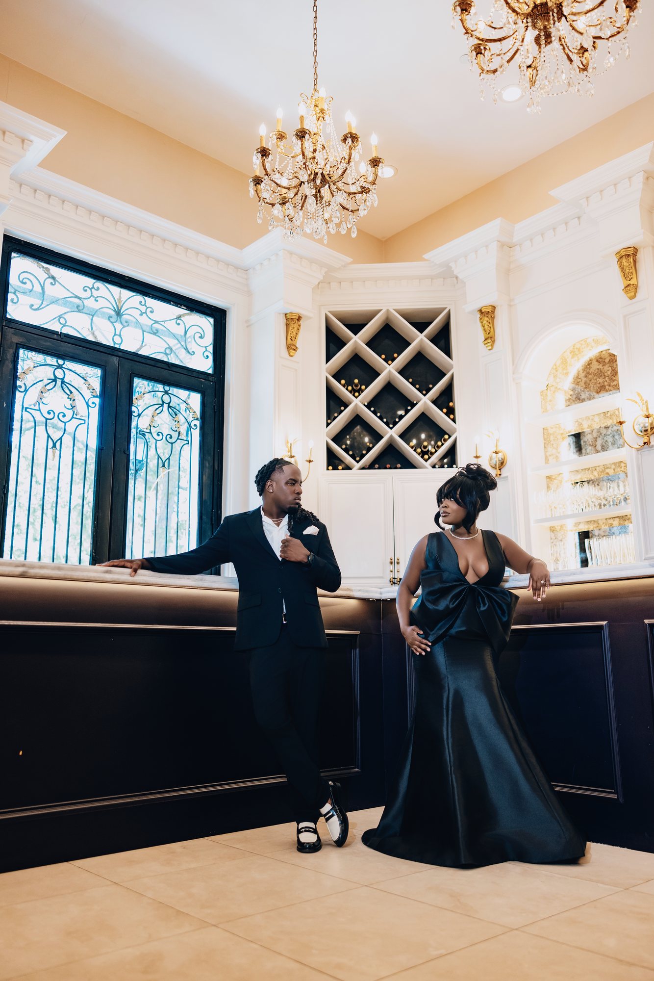 Sydnee + Willis engagement photograph