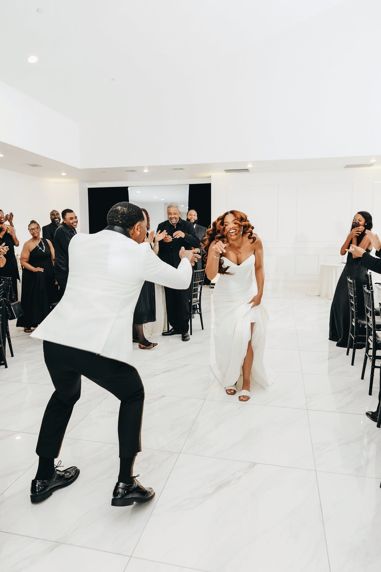 Amani + DJ Wedding photograph