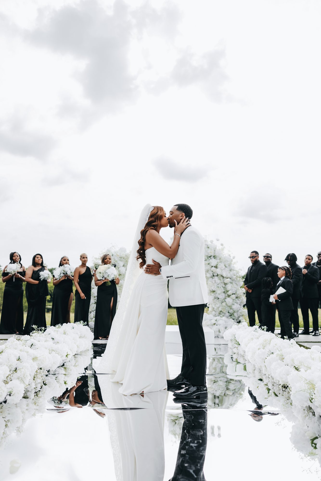 Amani + DJ Wedding photograph