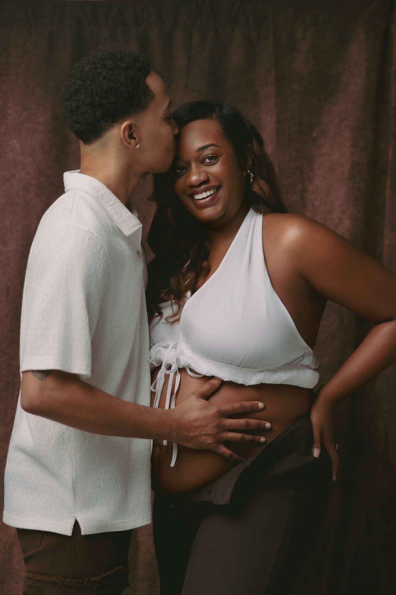 Deante + Carlos maternity session by Christian Paul Studios
