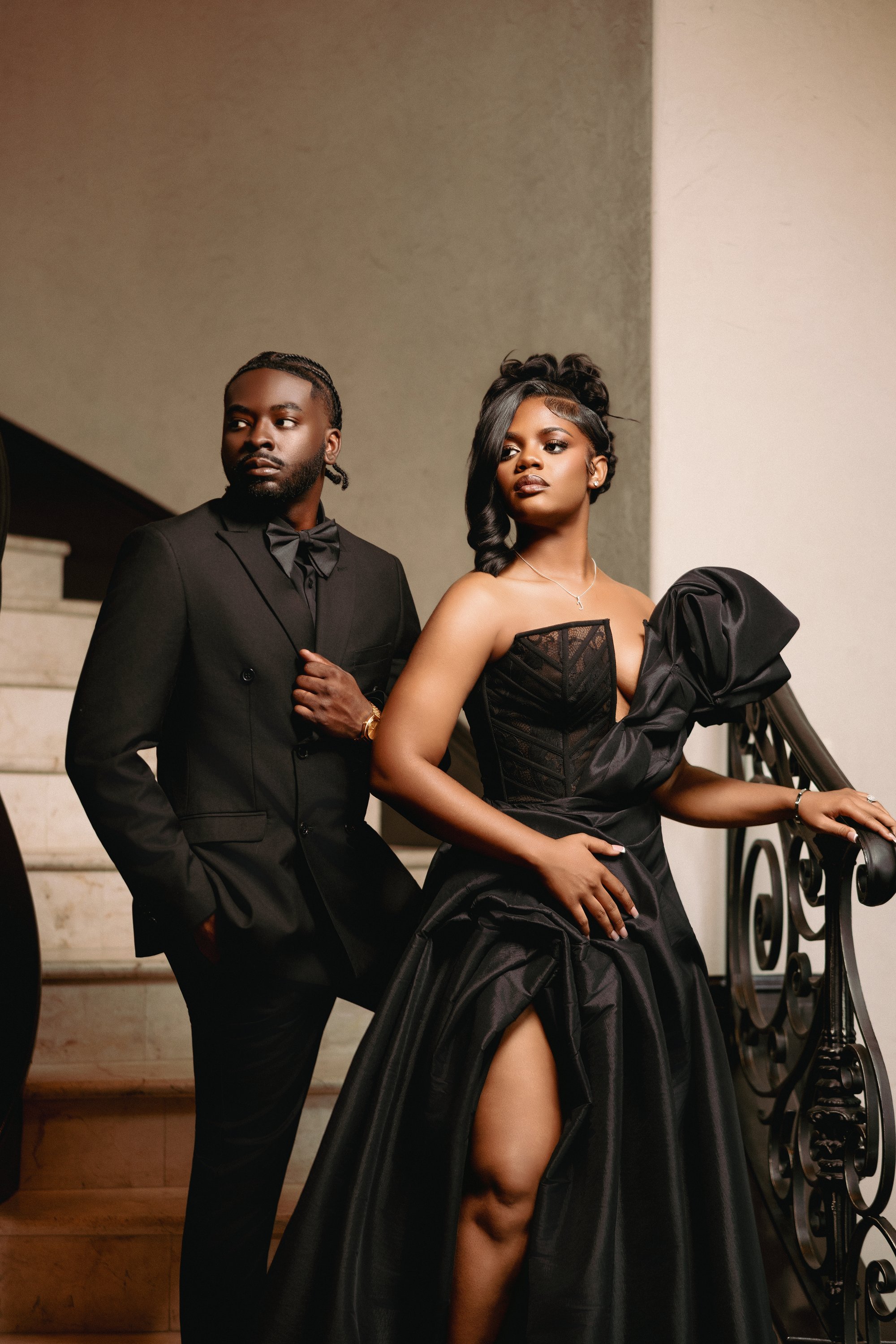 Tristyn and Jaylen engagement photograph