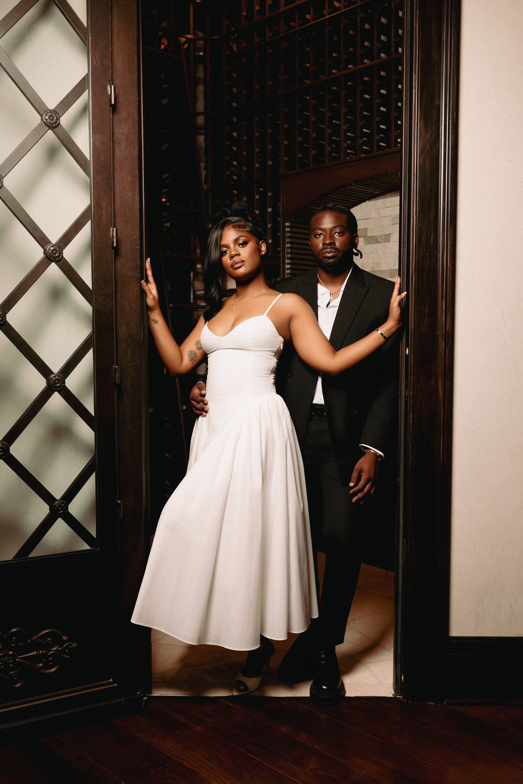 Tristyn and Jaylen engagement photograph