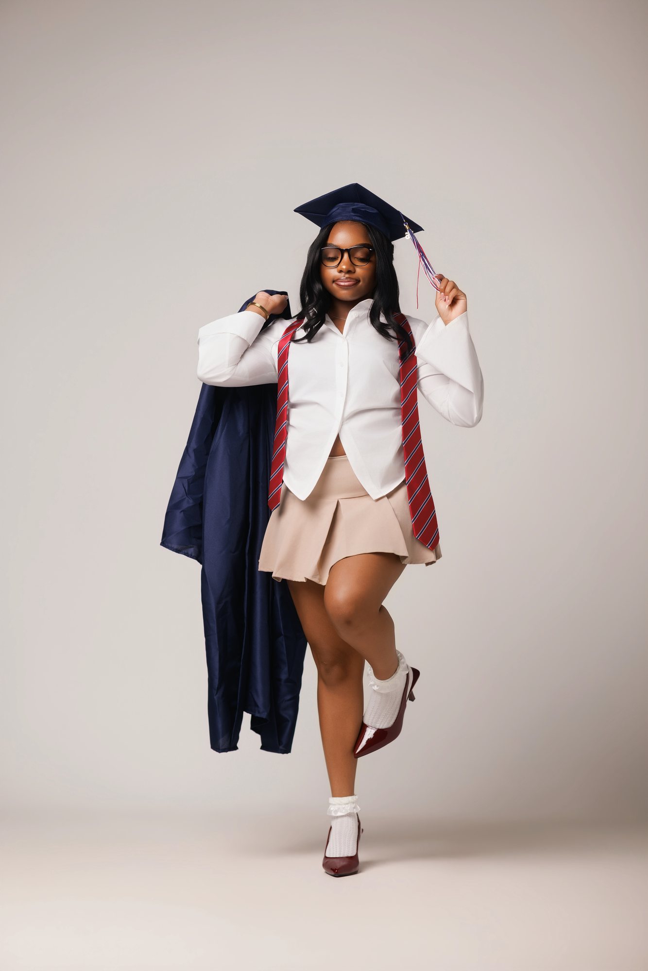 Eniyah W. graduation session by Christian Paul Studios