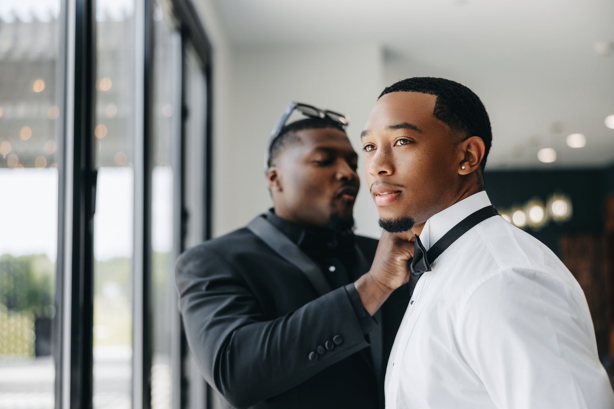 Amani + DJ Wedding photograph