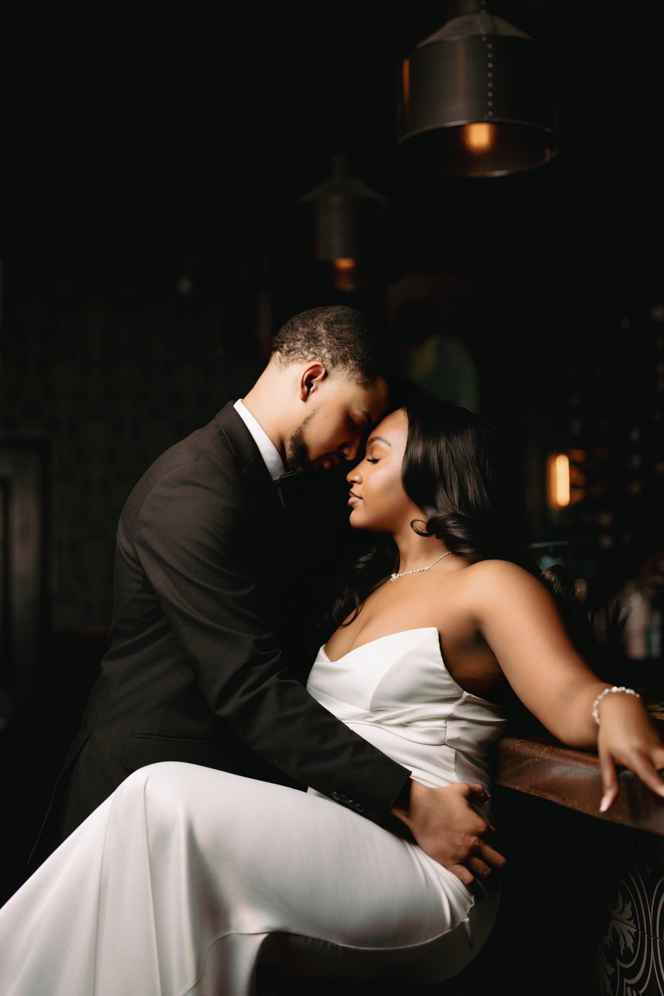 Chelbie + Tremayne engagement photograph