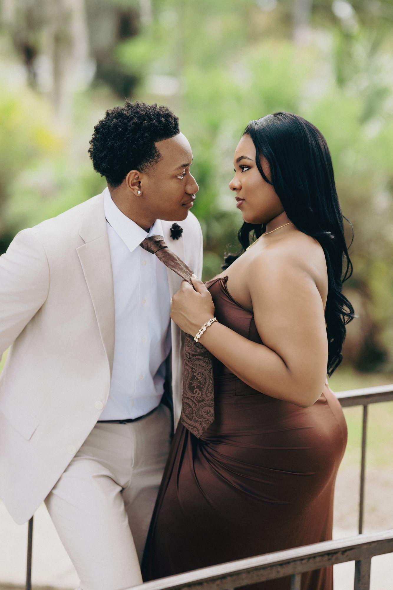 Kaleya + Justin engagement photograph
